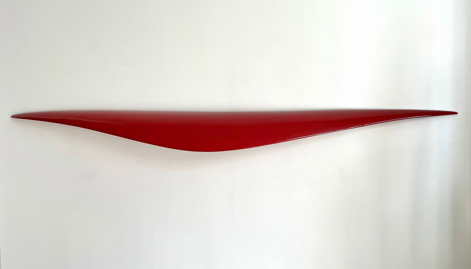 Nobuyuki Tanaka, Flow (Wave in red), 2015