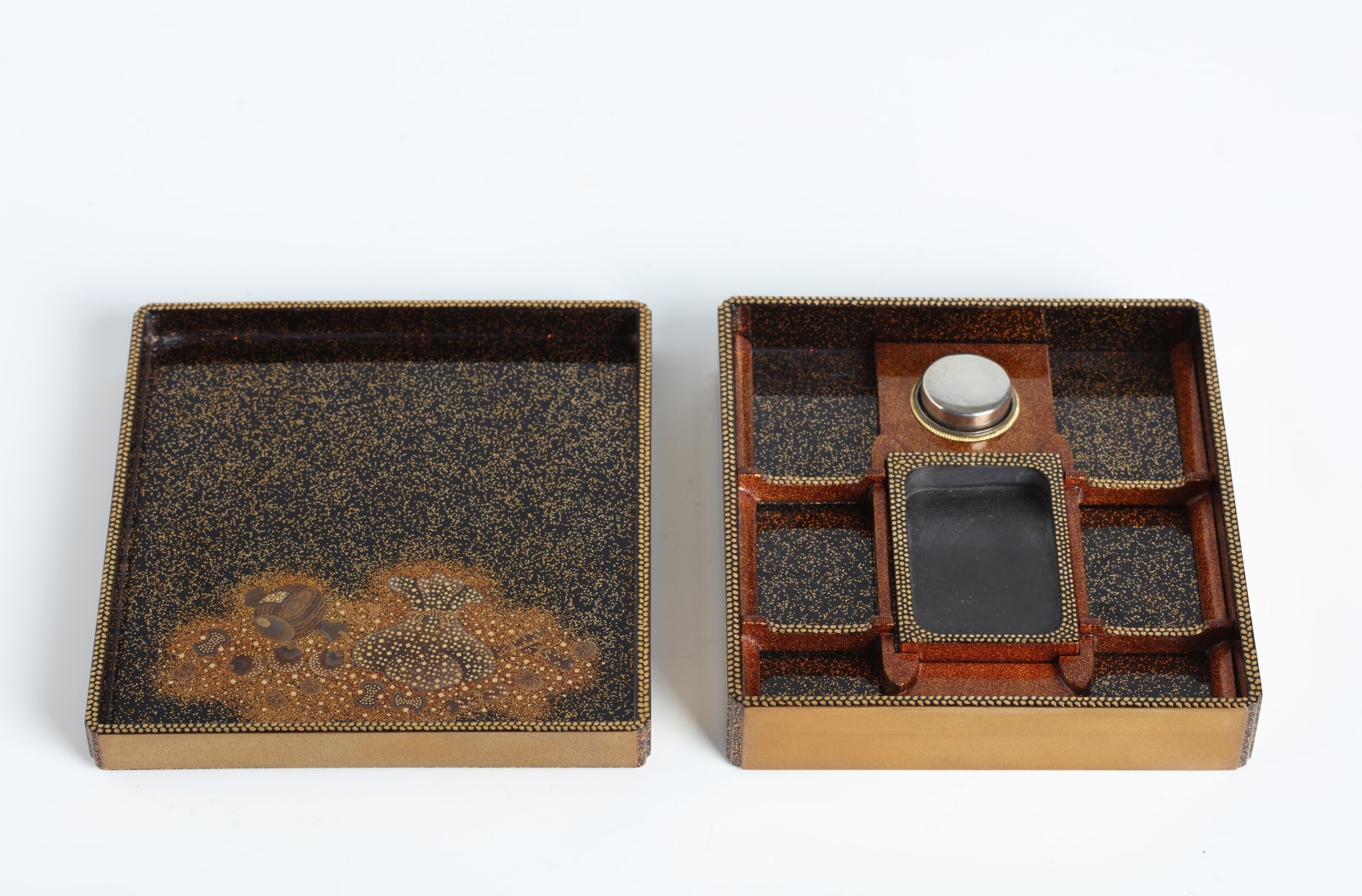 Maki-e Lacquer artist, Writing Box with Phoenix, 1910s-20s