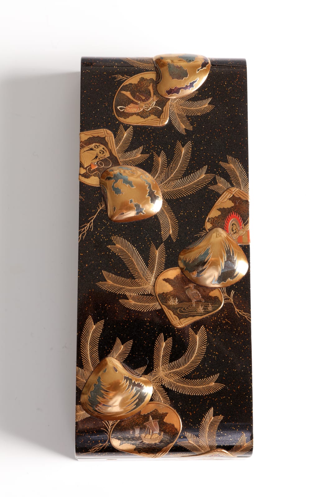 Yamazaki Mushū, Rectangular Box with Shells, 2007