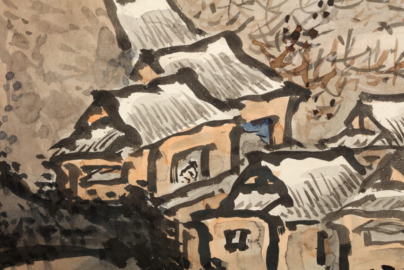 Eiryō Satake, Mountain Landscape, 1916