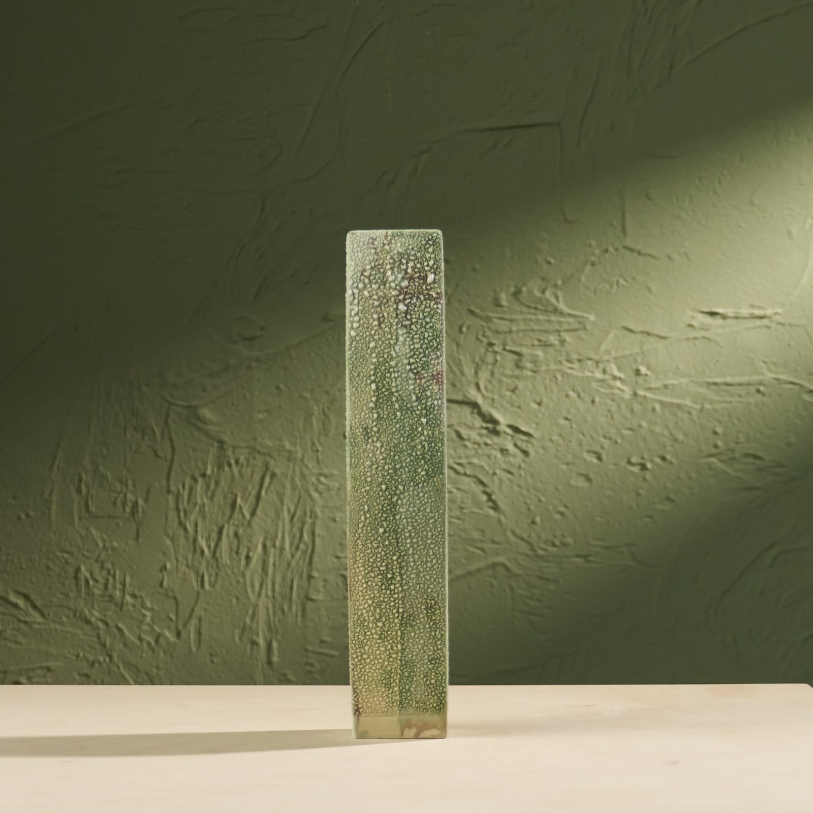 Eunsol Kim, 'Condensation' Series C6, Glazed Ceramic Sculpture in Green, The Netherlands, 2025