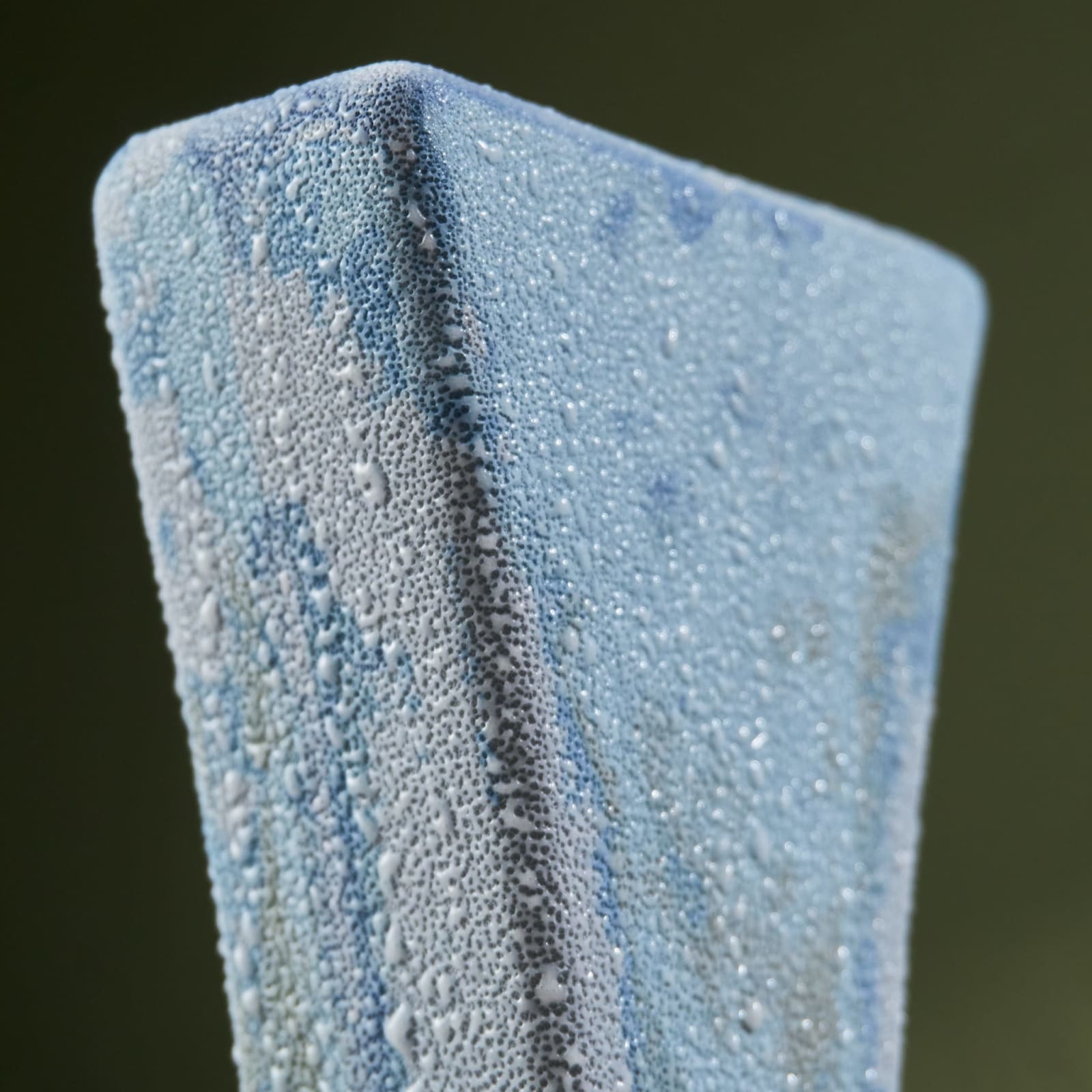 Eunsol Kim, 'Condensation' Series, Set of Three Glazed Ceramic Sculptures in Blue, The Netherlands, 2025