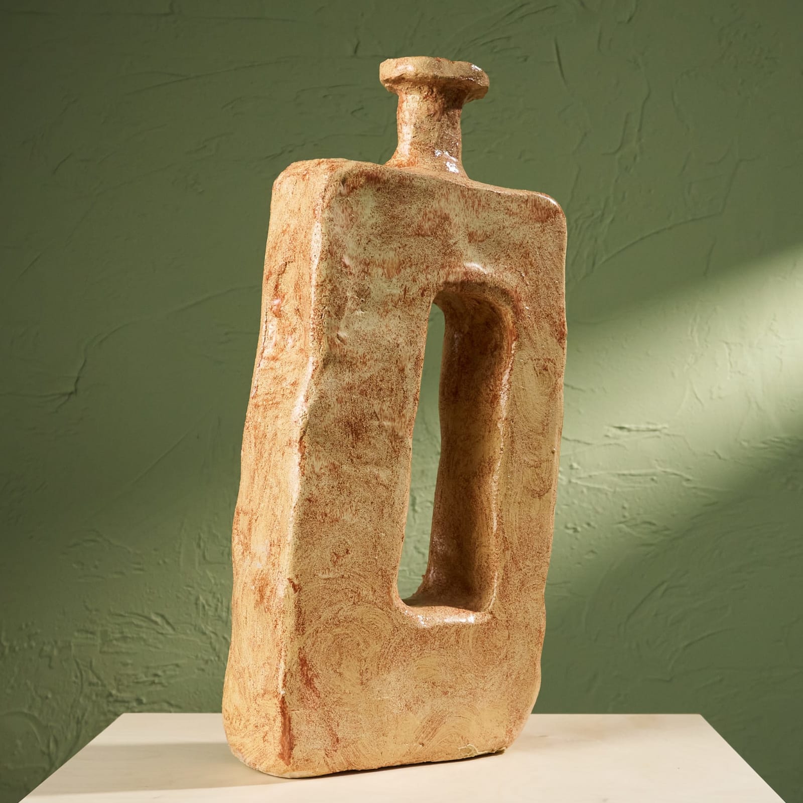 Willem van Hooff, Big Core Vessel, Glazed Earthenware, The Netherlands, 2020s