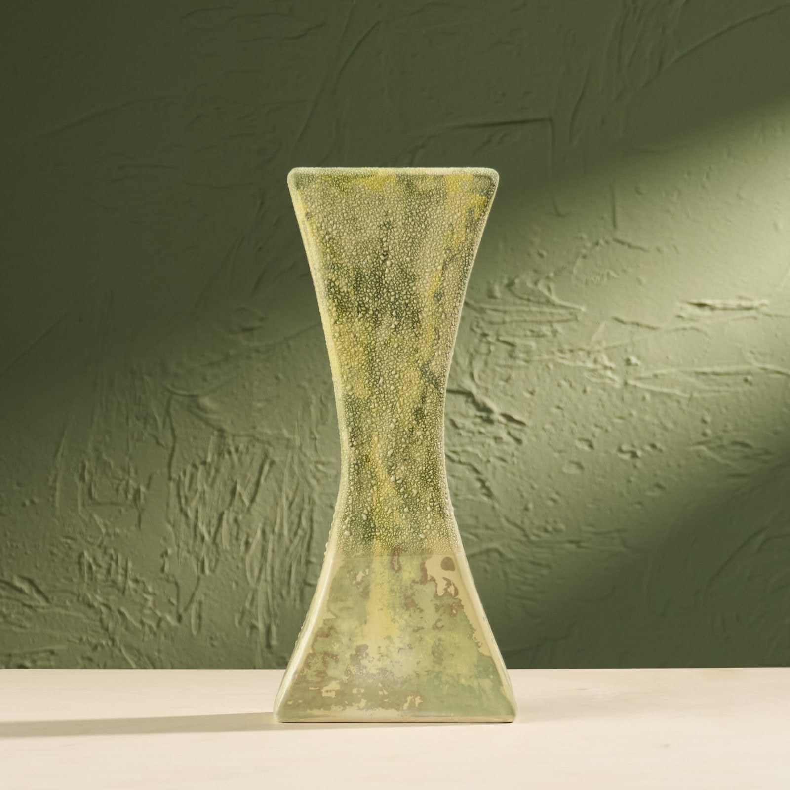 Eunsol Kim, 'Condensation' Series C4, Glazed Ceramic Sculpture in Green, The Netherlands, 2025