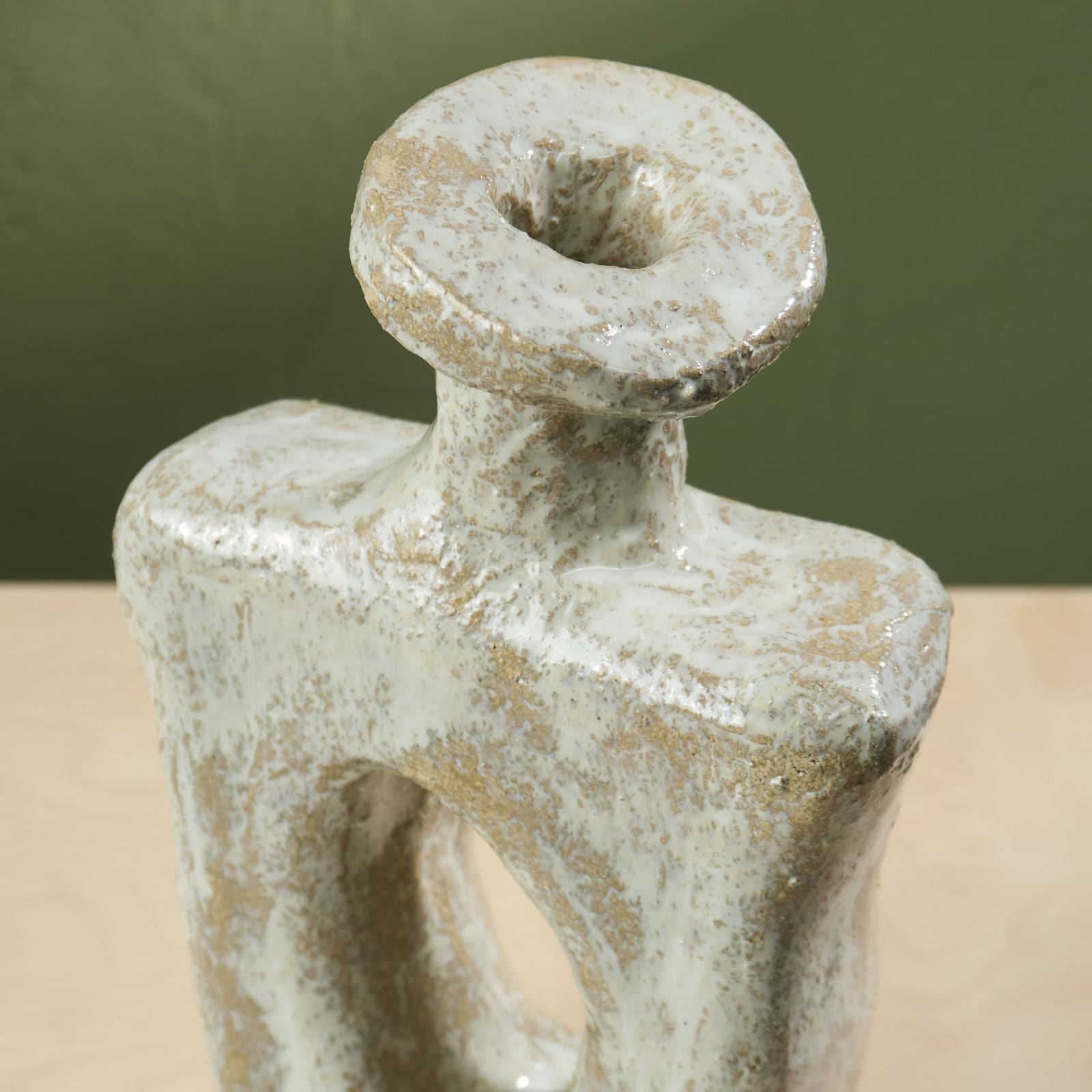 Willem van Hooff, Small Core Vessel, Glazed Earthenware, The Netherlands, 2020s