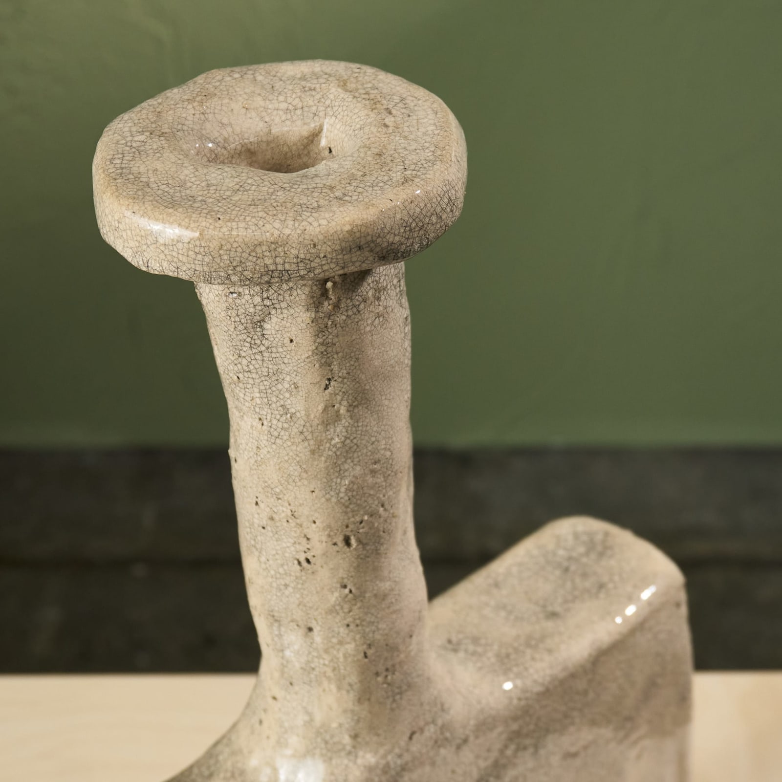 Willem van Hooff, Small Core Vessel, Glazed Earthenware, The Netherlands, 2020s