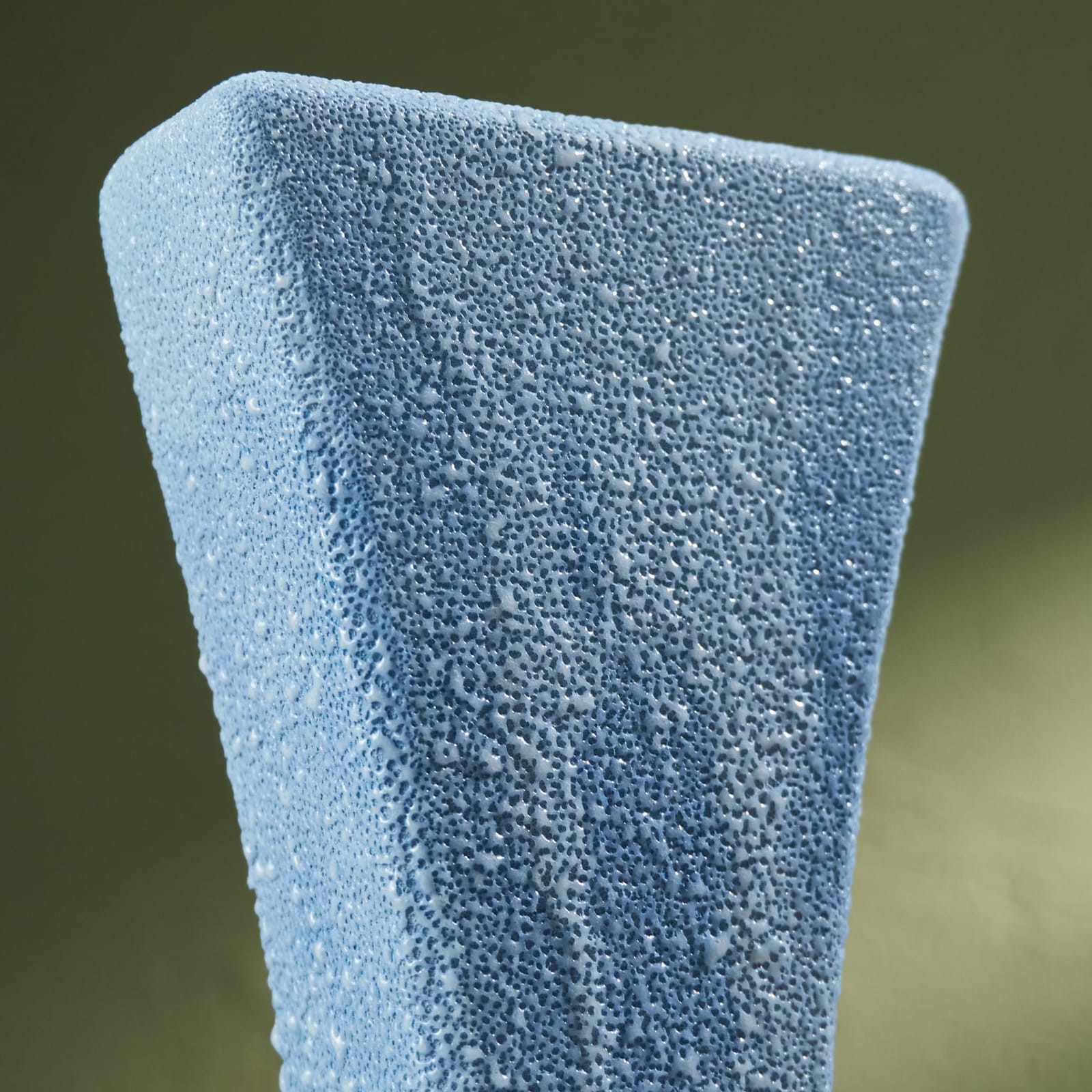 Eunsol Kim, 'Condensation' Series, Set of Two Glazed Ceramic Sculptures in Blue, The Netherlands, 2025