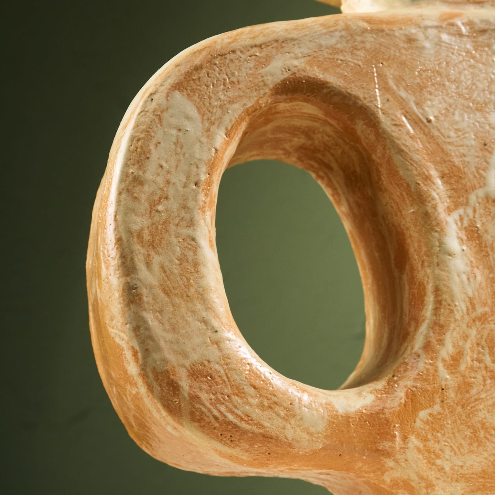 Willem van Hooff, Medium Core Vessel, Glazed Earthenware, The Netherlands, 2020s