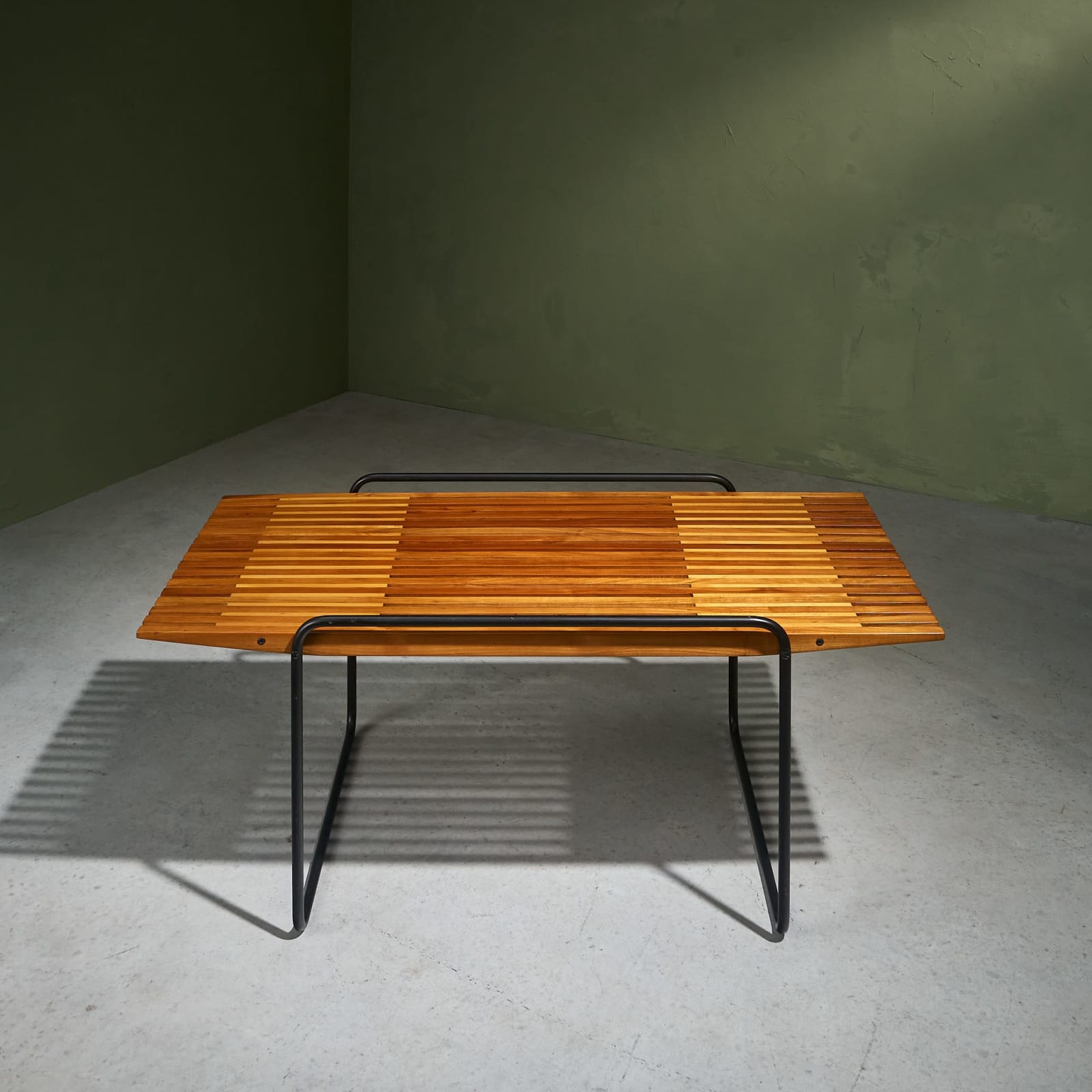 Taichiro Nakai, Coffee Table with Slatted Top for La Permanente Mobili Cantù, Italy, 1955