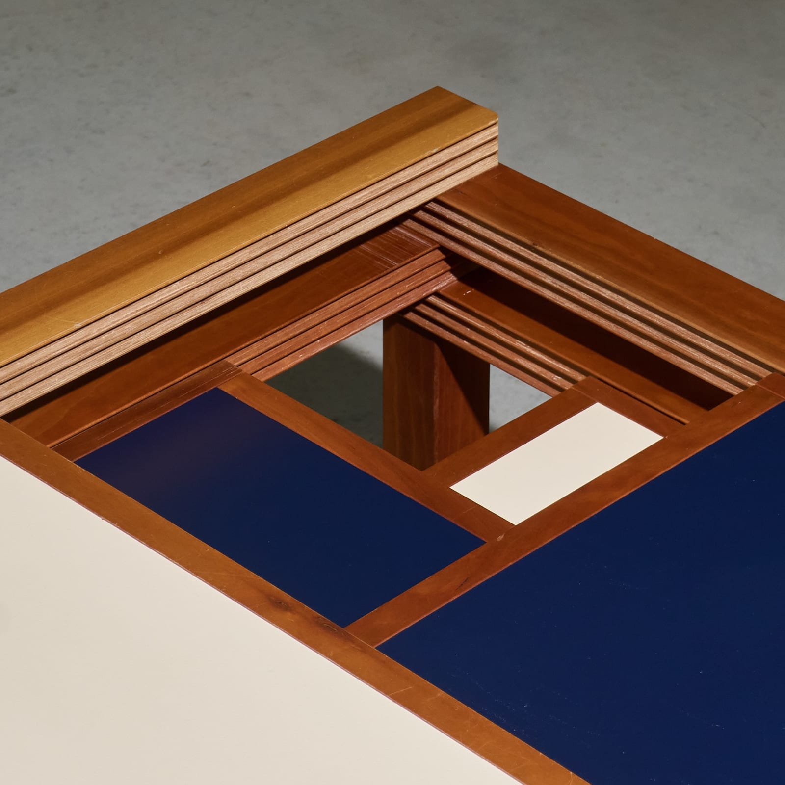 Bernard Vuarnesson, Reversible 'Hexa' Coffee Table for Bellato, Italy, 1980s