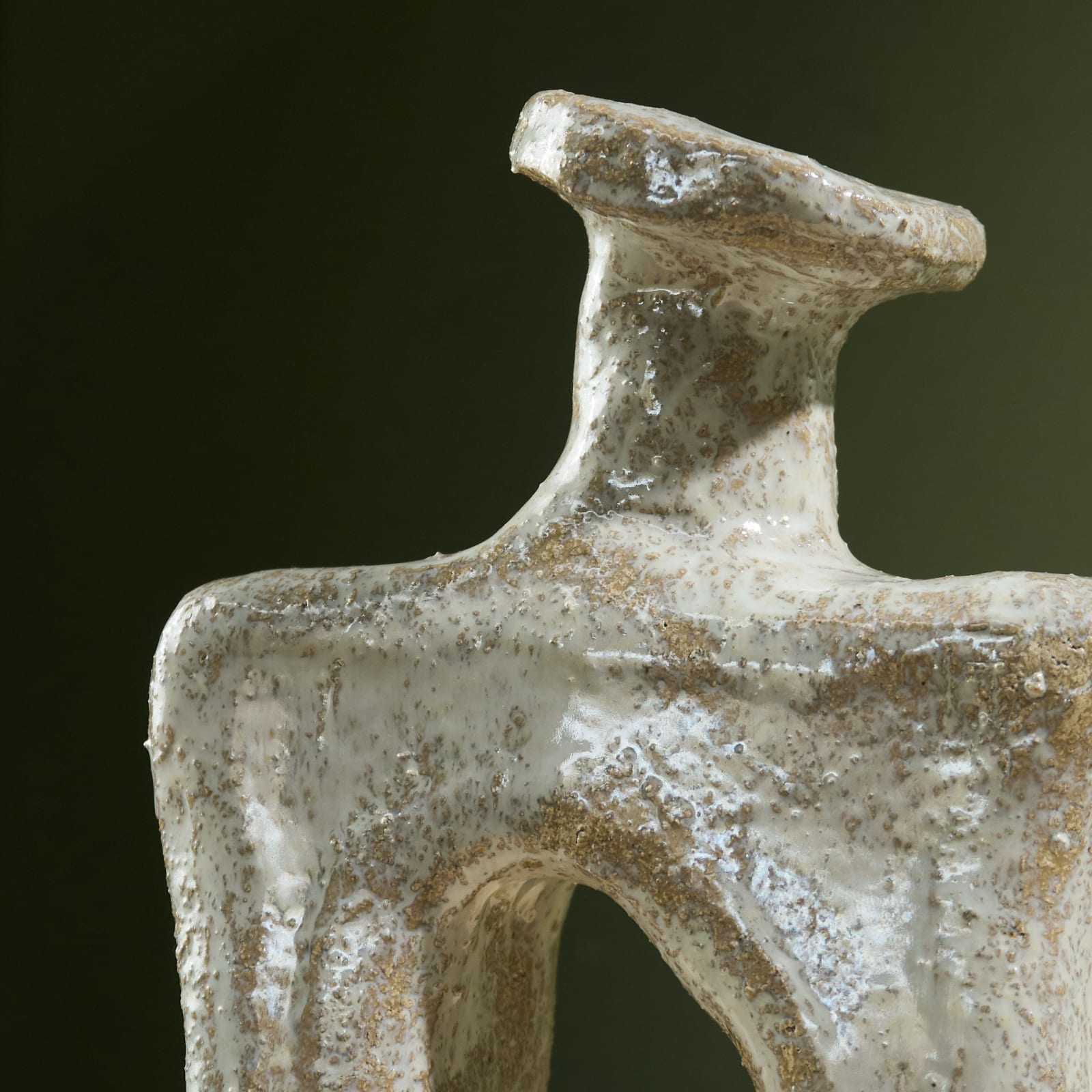 Willem van Hooff, Small Core Vessel, Glazed Earthenware, The Netherlands, 2020s