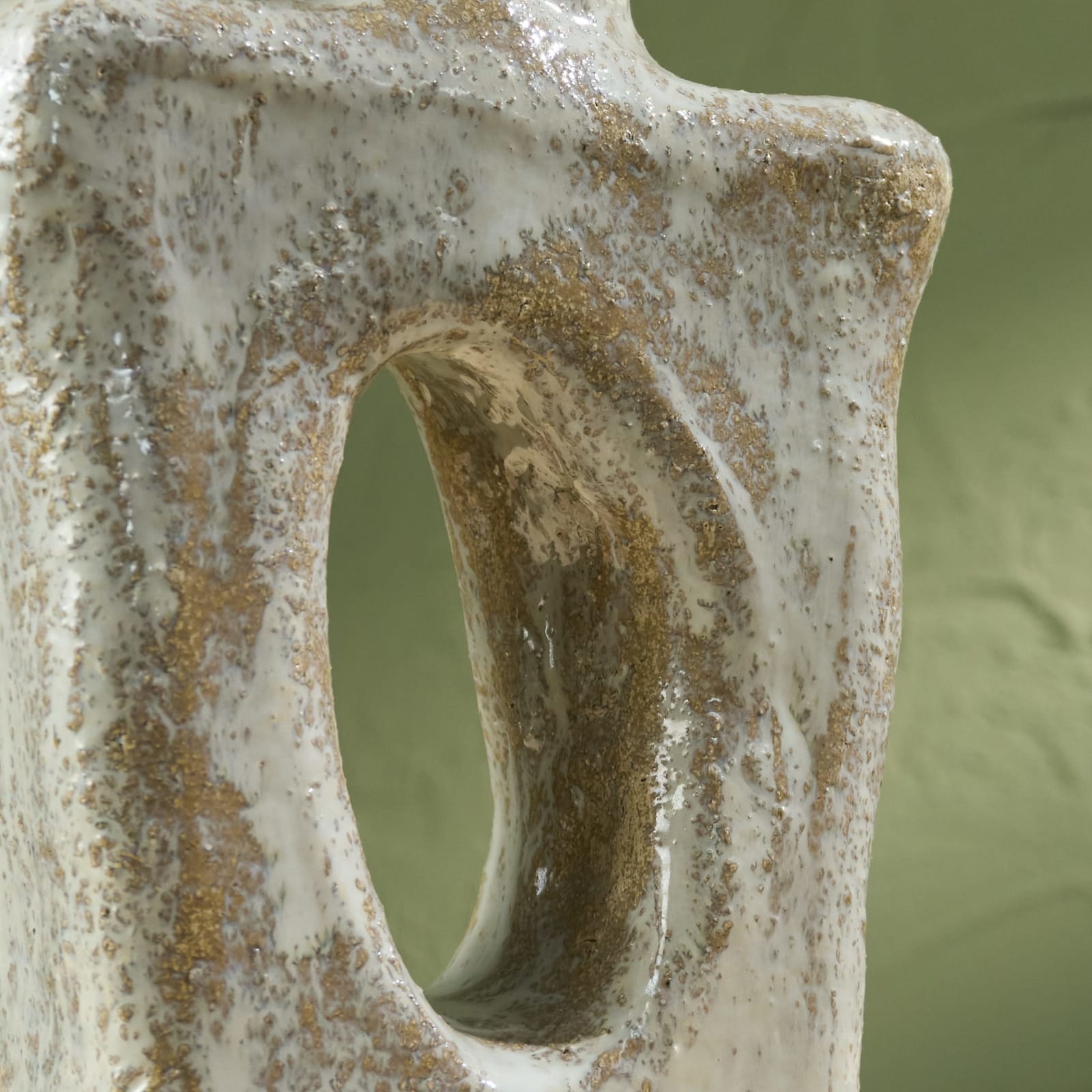 Willem van Hooff, Small Core Vessel, Glazed Earthenware, The Netherlands, 2020s