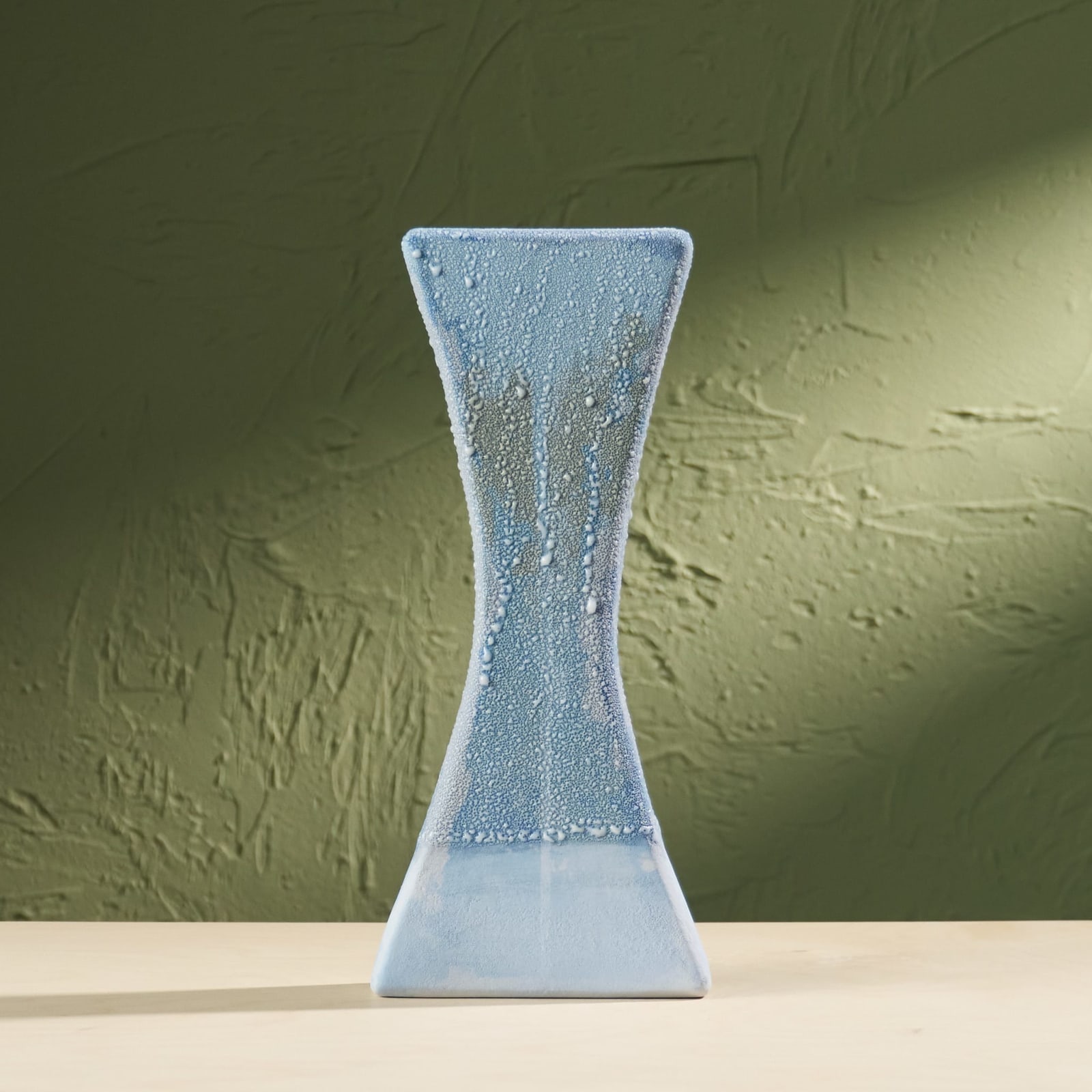 Eunsol Kim, 'Condensation' Series C4, Glazed Ceramic Sculpture in Blue, The Netherlands, 2025