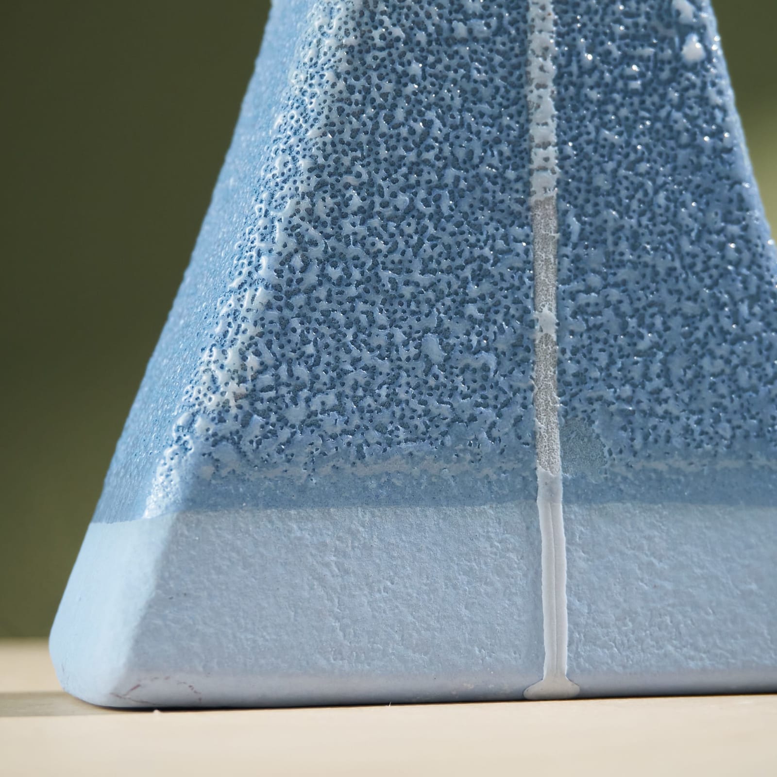 Eunsol Kim, 'Condensation' Series, Set of Two Glazed Ceramic Sculptures in Blue, The Netherlands, 2025