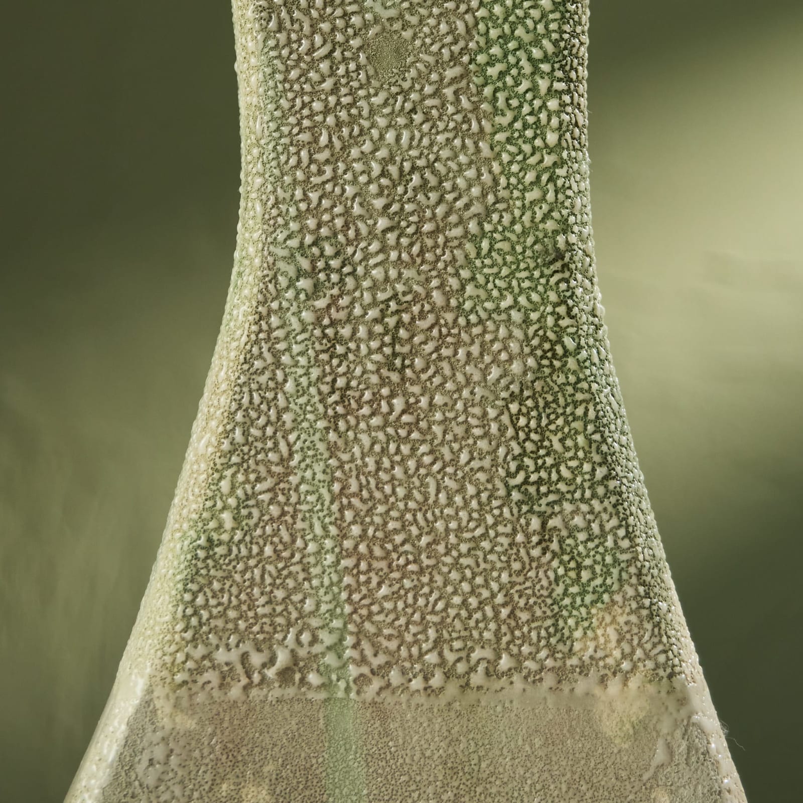 Eunsol Kim, 'Condensation' Series, Set of Two Glazed Ceramic Sculptures in Green, The Netherlands, 2025