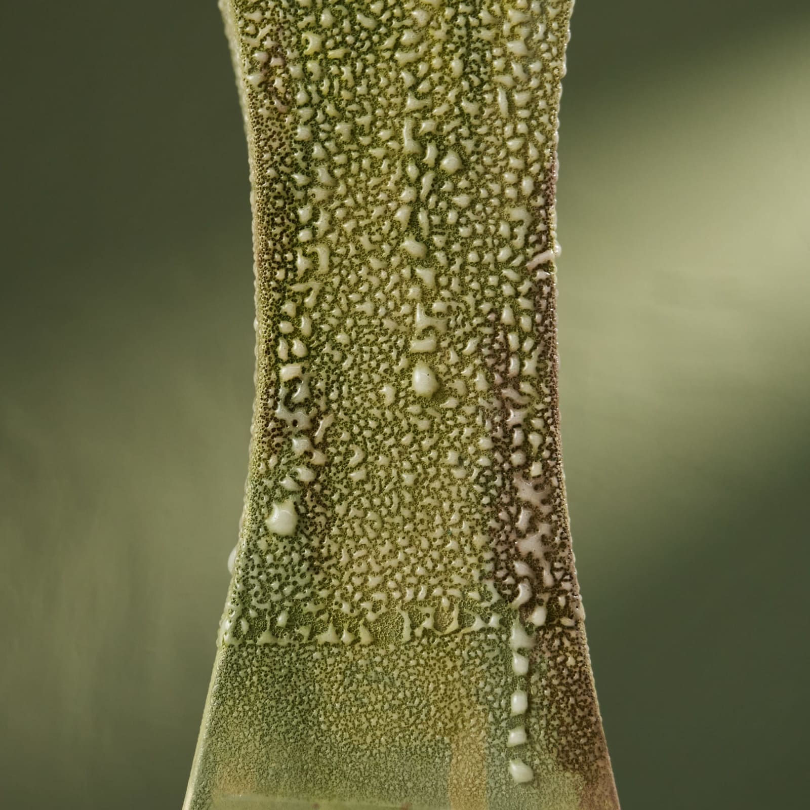 Eunsol Kim, 'Condensation' Series, Set of Three Glazed Ceramic Sculptures in Green, The Netherlands, 2025