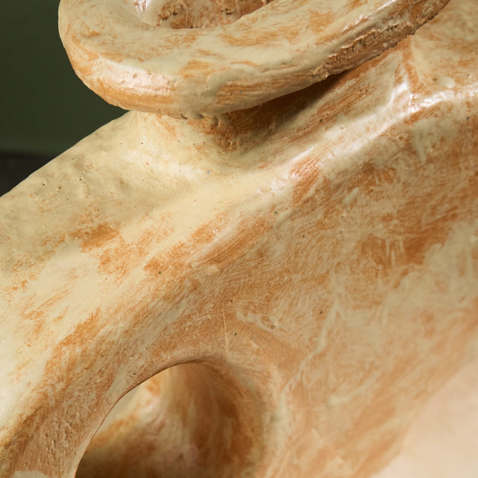 Willem van Hooff, Medium Core Vessel, Glazed Earthenware, The Netherlands, 2020s