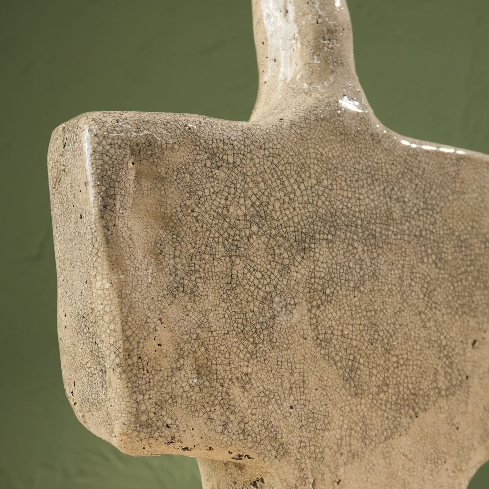 Willem van Hooff, Set of Four Tiny & Small Core Vessels, Glazed Earthenware, The Netherlands, 2020s