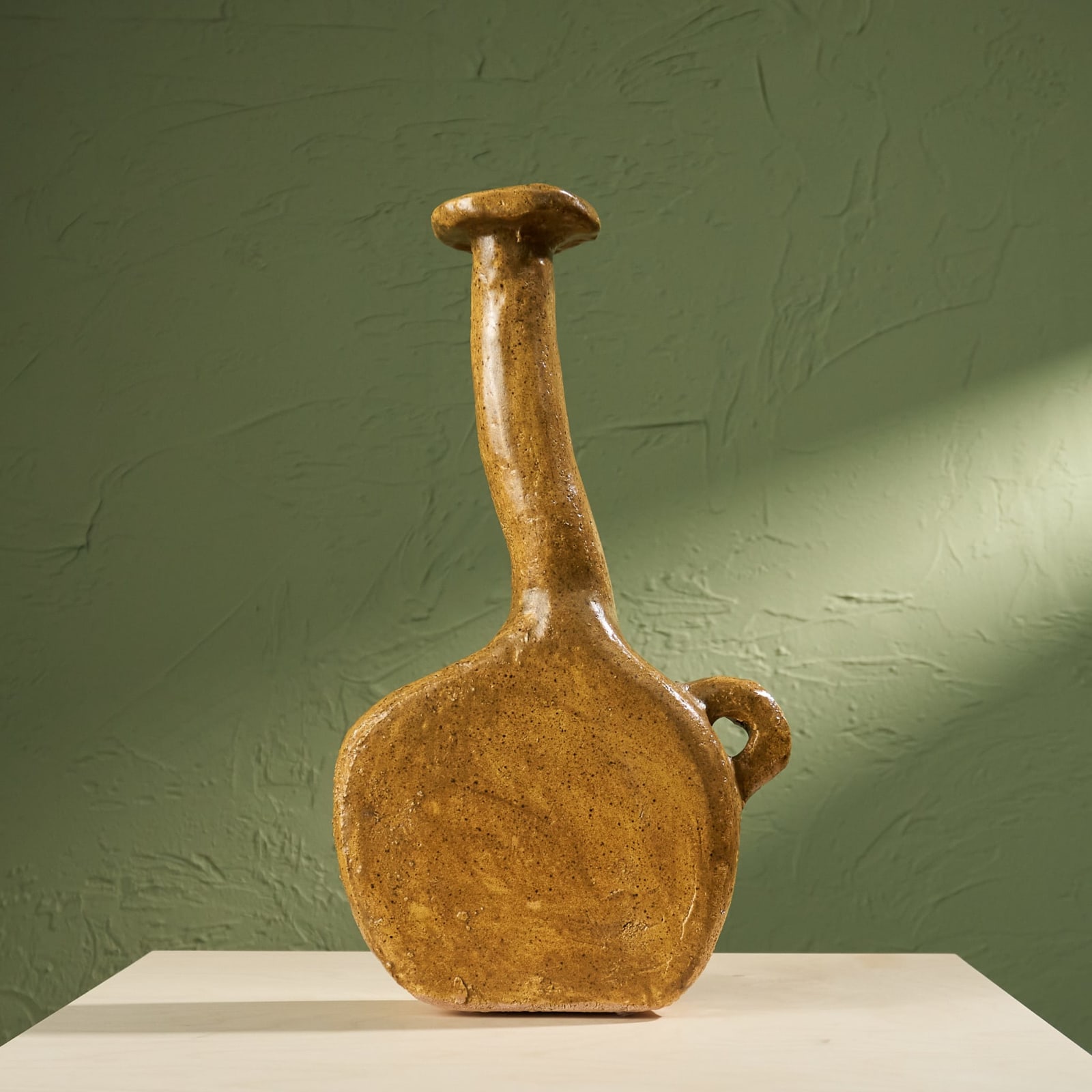 Willem van Hooff, Small Core Vessel, Glazed Earthenware, The Netherlands, 2020s