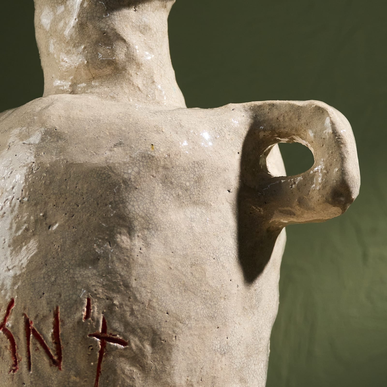 Willem van Hooff, Set of Two Core Vessels, Glazed Earthenware, The Netherlands, 2020s