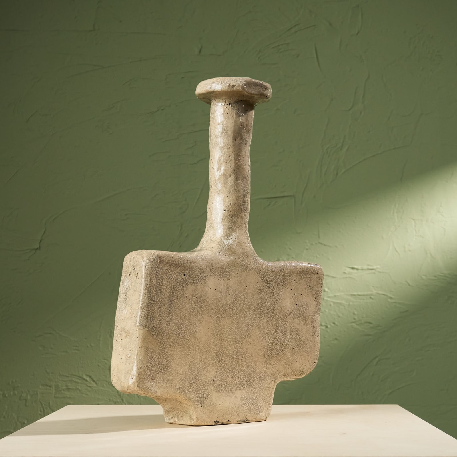 Willem van Hooff, Set of Four Tiny & Small Core Vessels, Glazed Earthenware, The Netherlands, 2020s