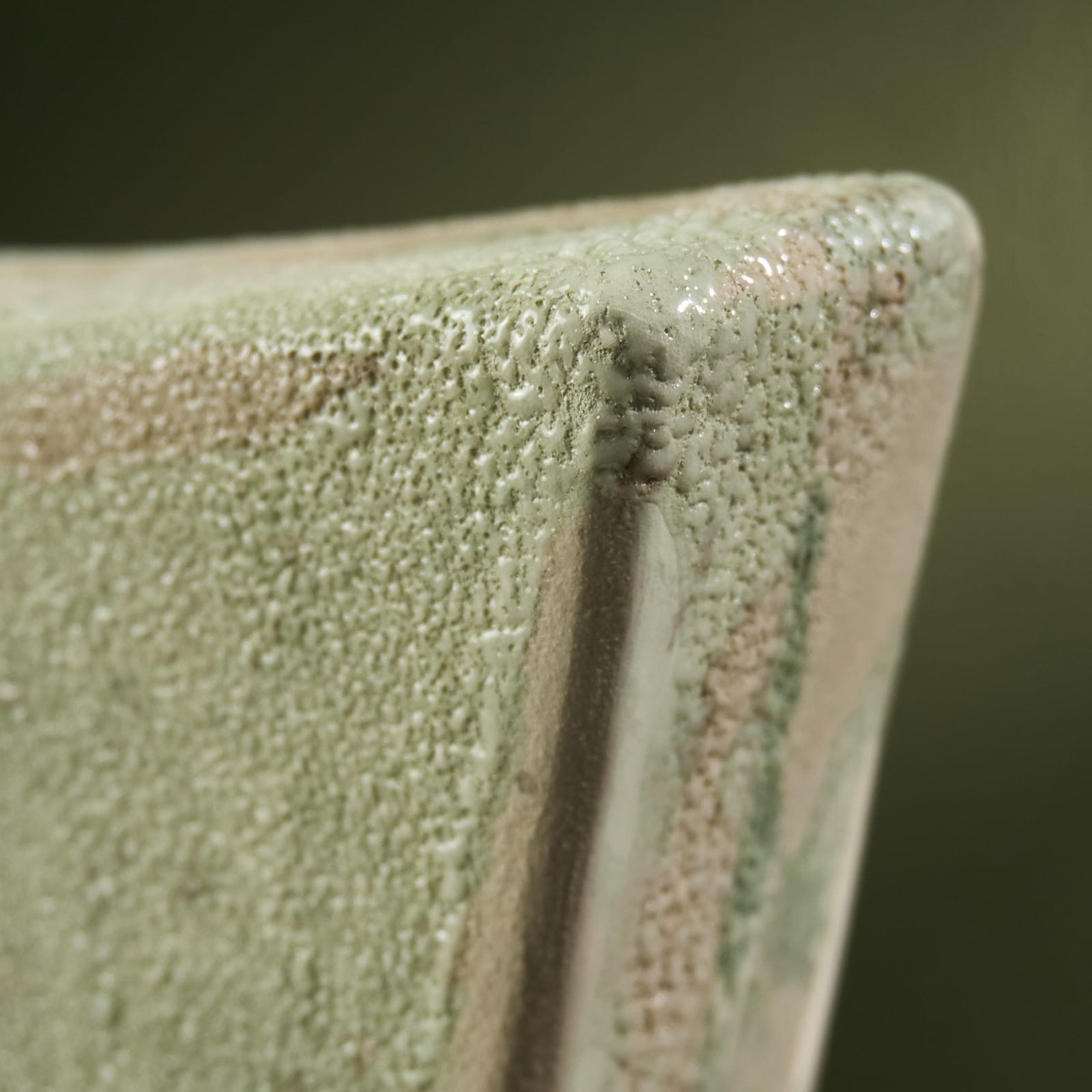 Eunsol Kim, 'Condensation' Series C2, Glazed Ceramic Sculpture in Green, The Netherlands, 2025