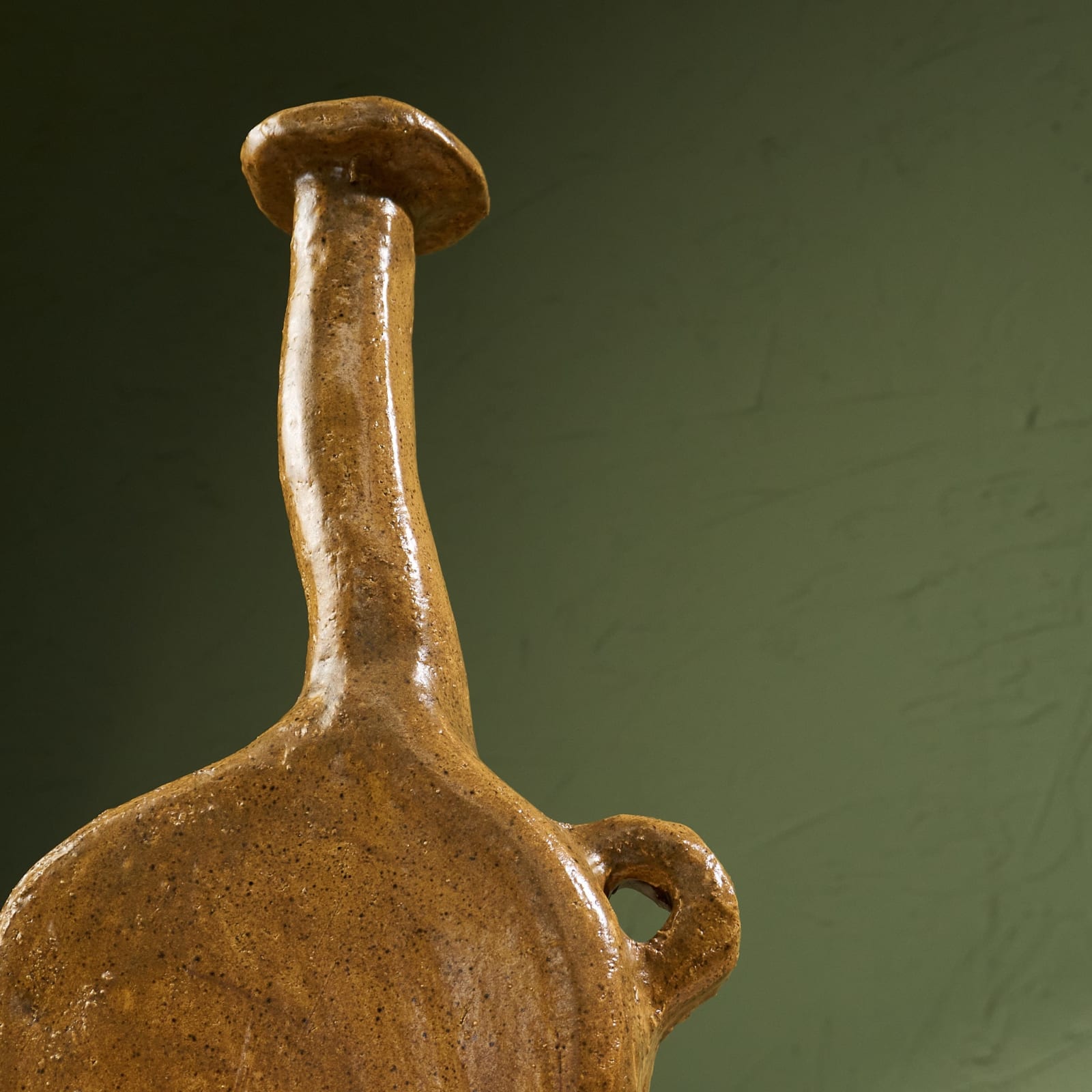 Willem van Hooff, Small Core Vessel, Glazed Earthenware, The Netherlands, 2020s