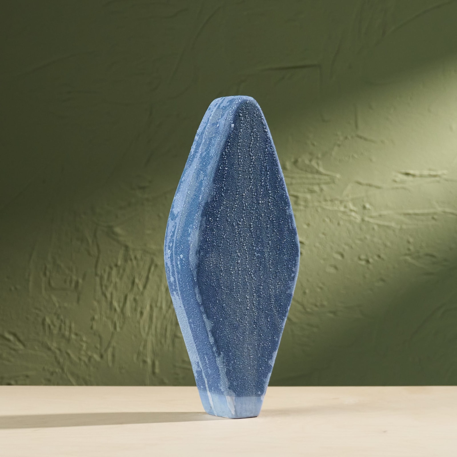 Eunsol Kim, 'Condensation' Series C3, Glazed Ceramic Sculpture in Blue, The Netherlands, 2025