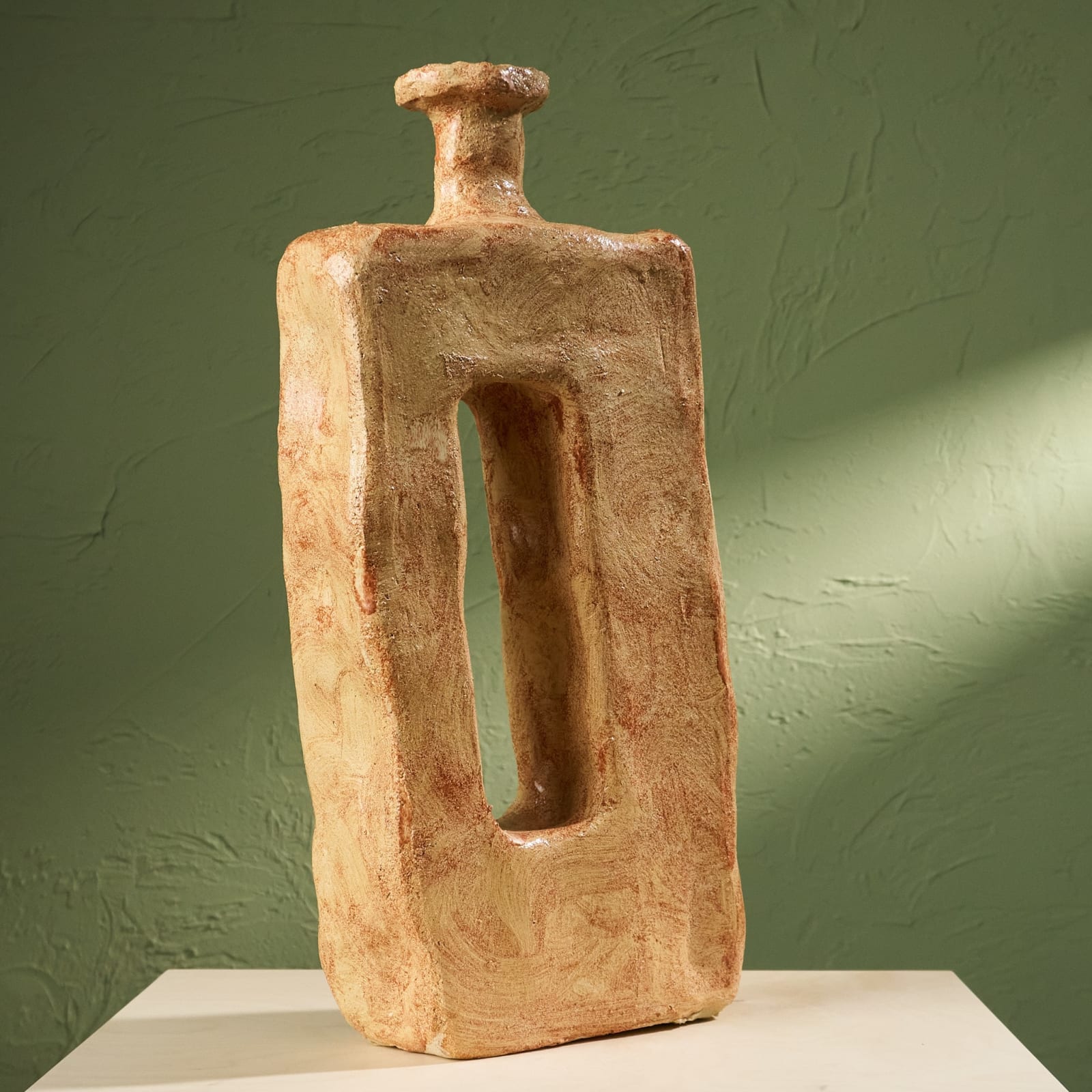 Willem van Hooff, Big Core Vessel, Glazed Earthenware, The Netherlands, 2020s