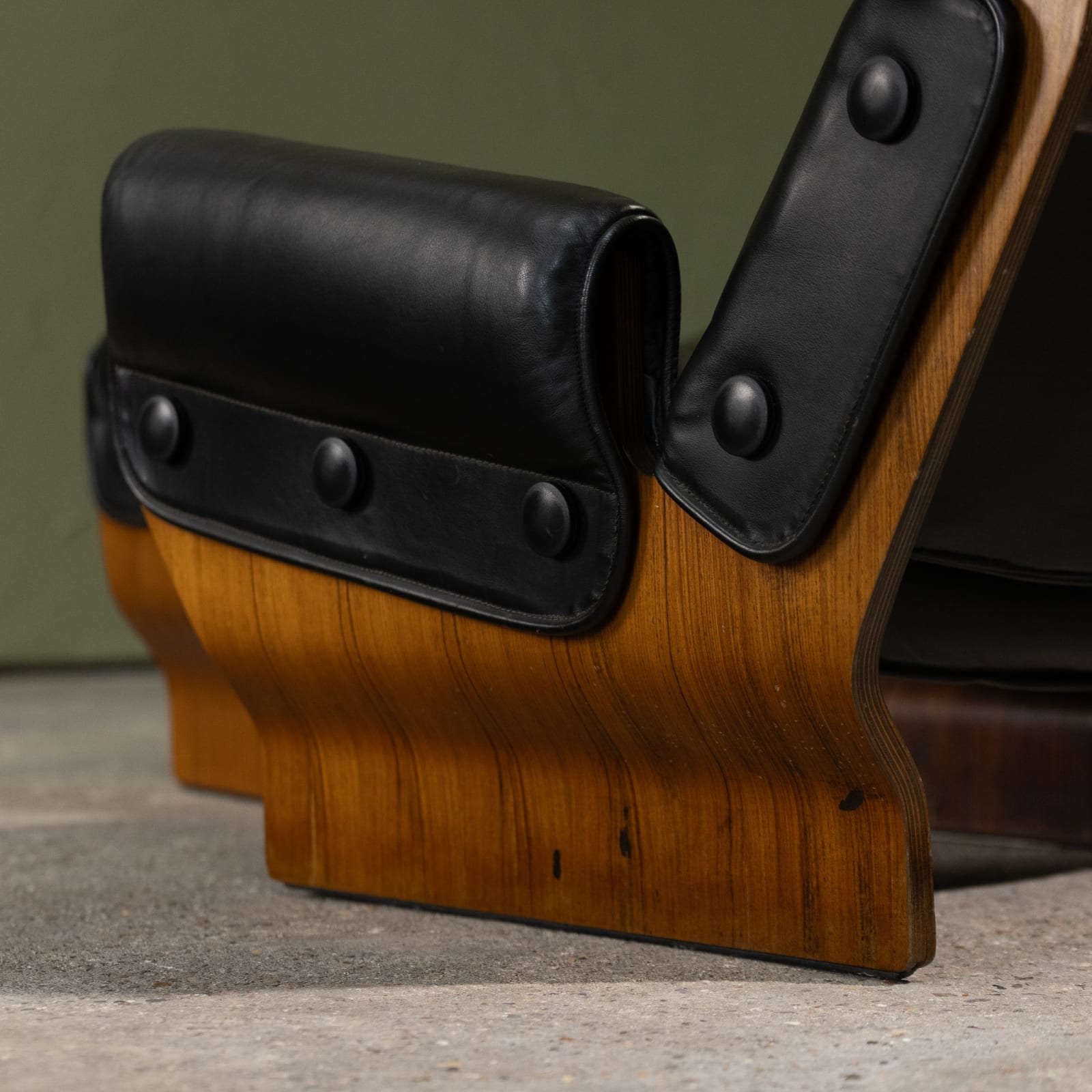 Osvaldo Borsani, 'Canada' Armchair and Ottoman for Tecno, Italy, 1965