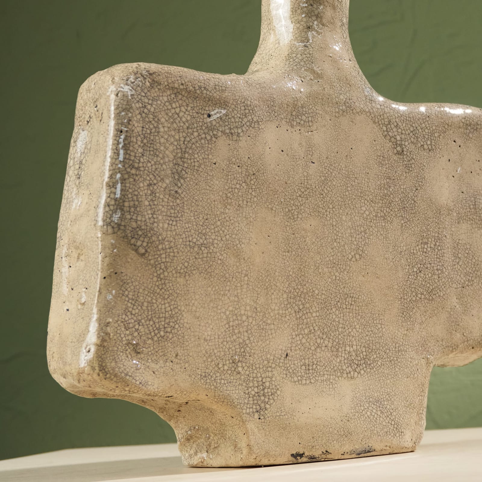 Willem van Hooff, Small Core Vessel, Glazed Earthenware, The Netherlands, 2020s