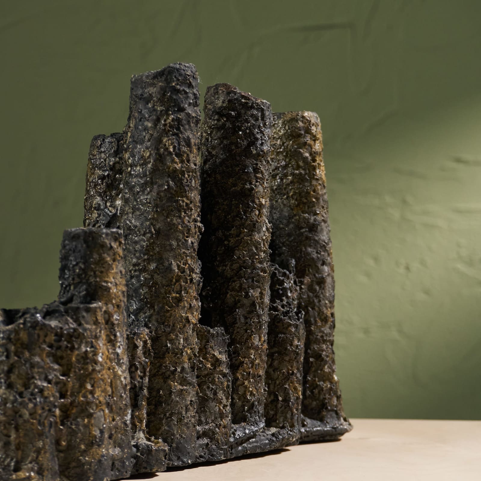 Pia Manu, Brutalist Ceramic Sculpture, Belgium, 1970s