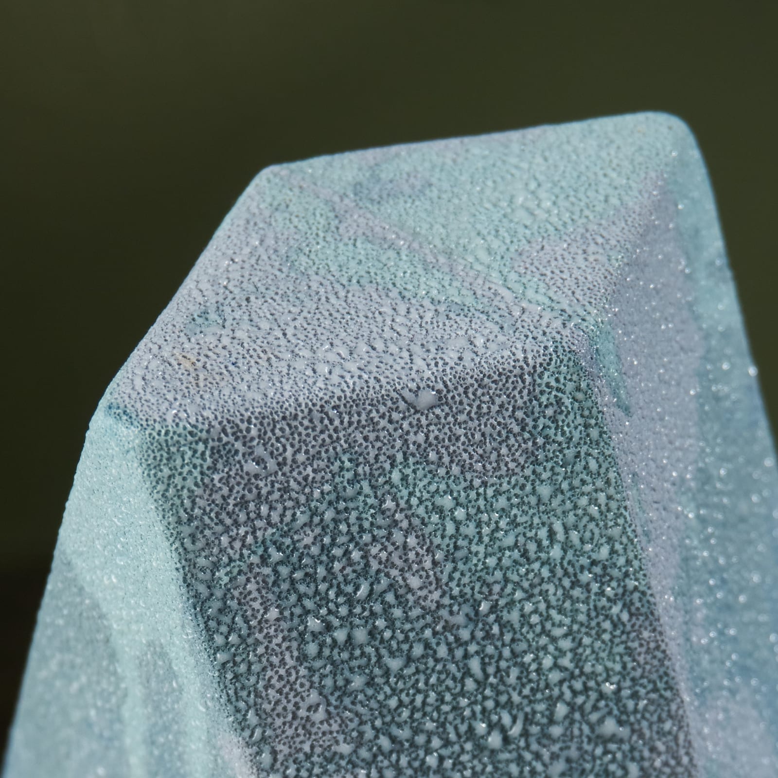 Eunsol Kim, 'Condensation' Series, C1, Glazed Ceramic Sculpture in Blue, The Netherlands, 2025