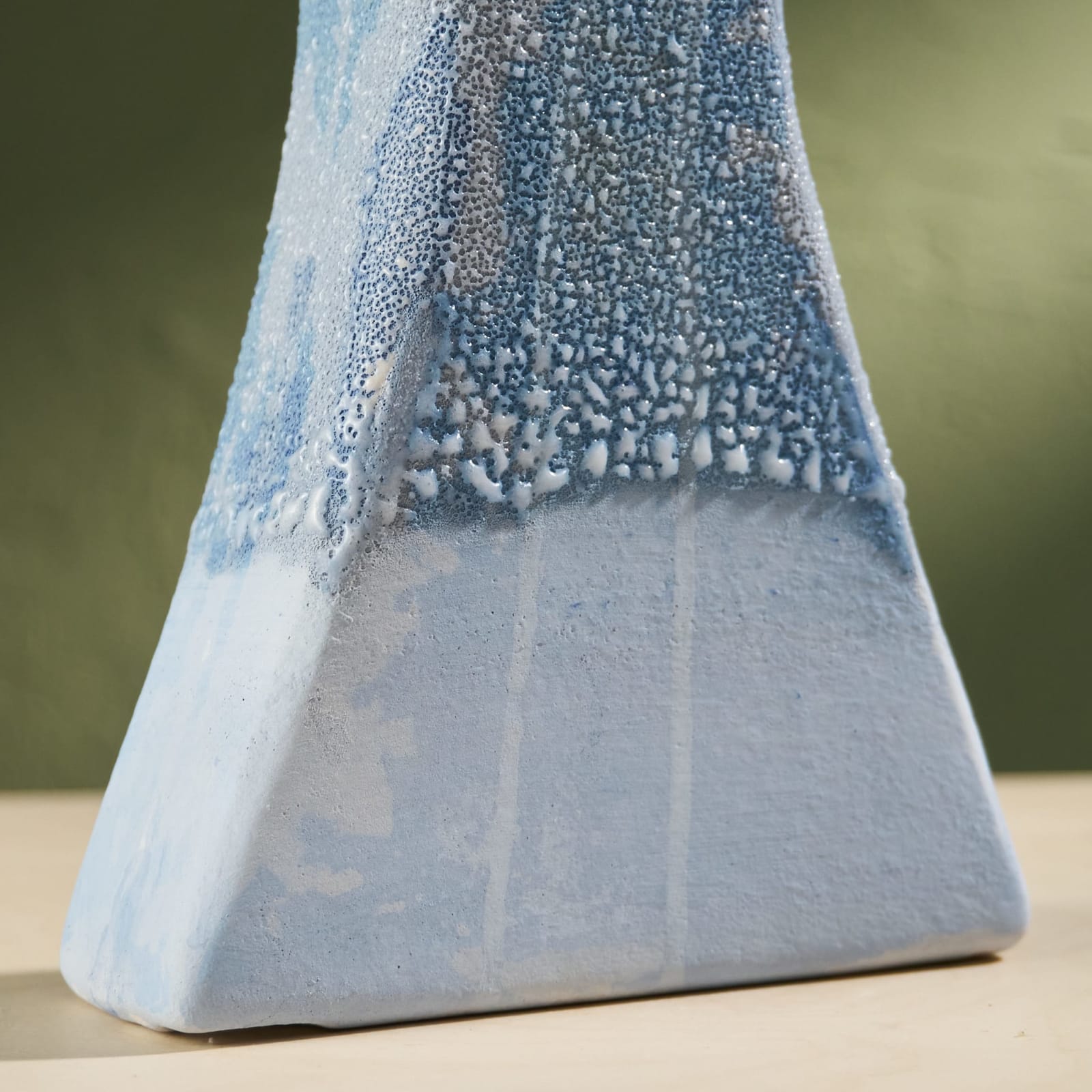 Eunsol Kim, 'Condensation' Series, Set of Three Glazed Ceramic Sculptures in Blue, The Netherlands, 2025