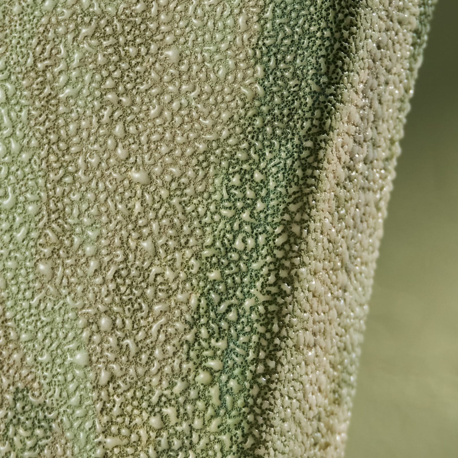 Eunsol Kim, 'Condensation' Series C4, Glazed Ceramic Sculpture in Green, The Netherlands, 2025