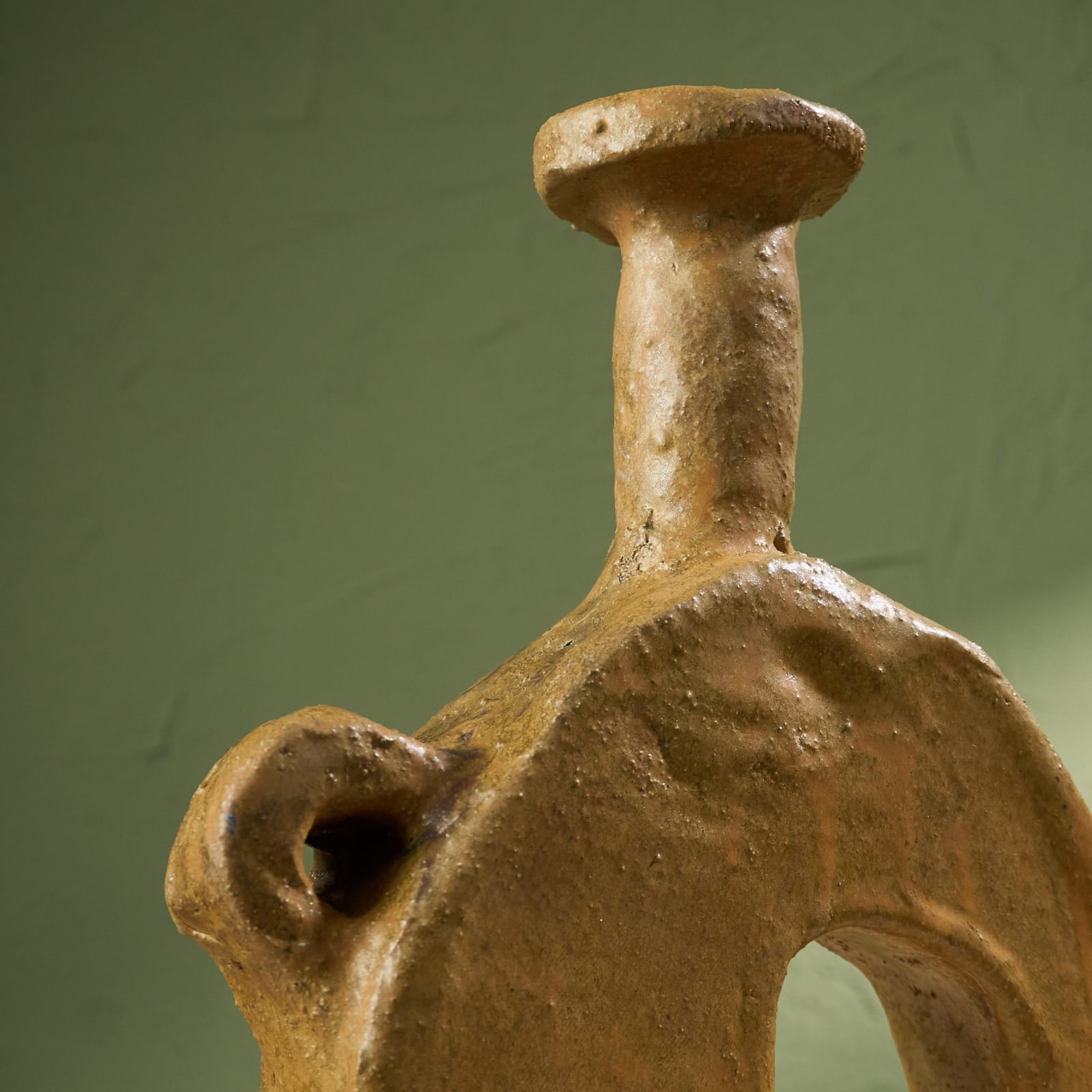 Willem van Hooff, Small Core Vessel, Glazed Earthenware, The Netherlands, 2020s