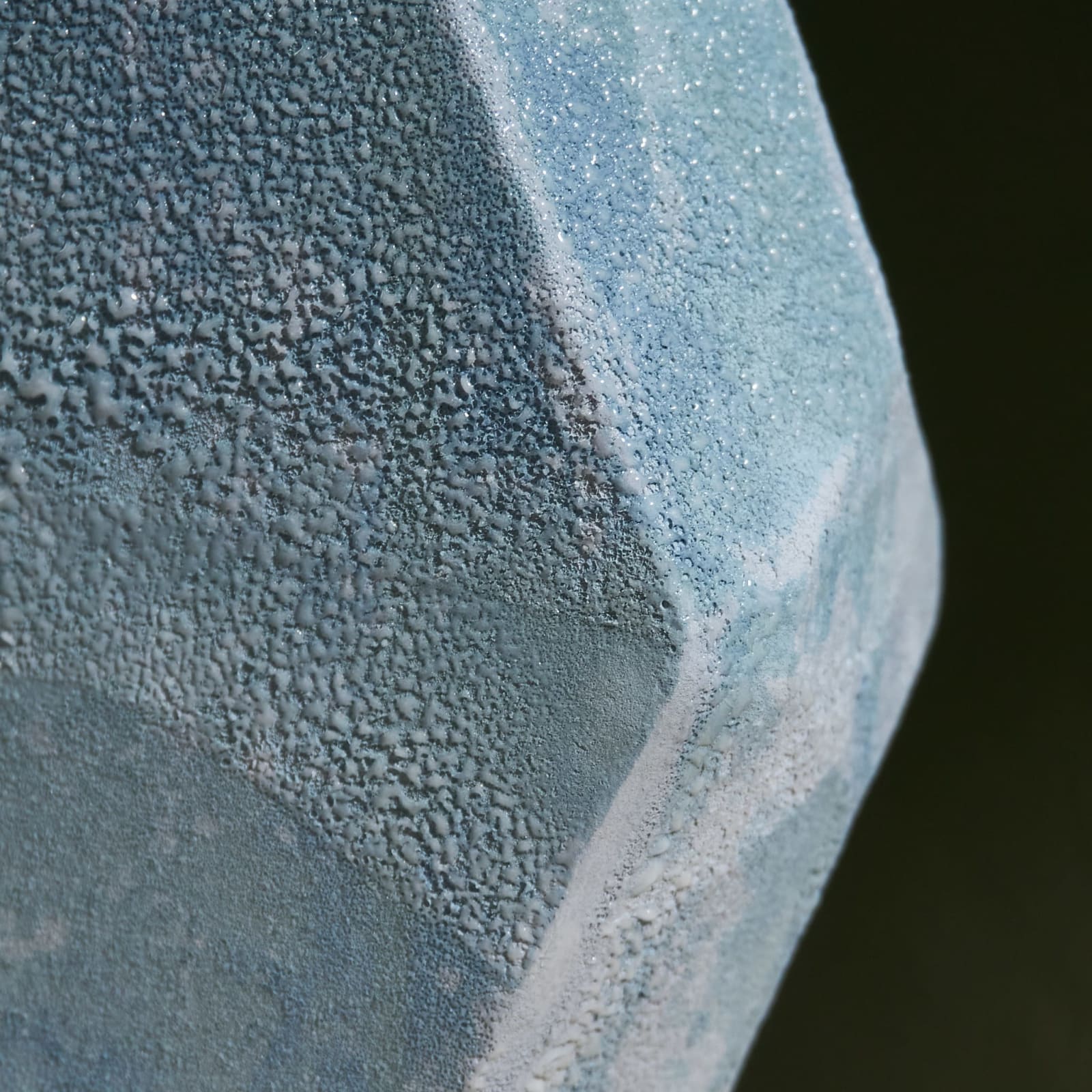 Eunsol Kim, 'Condensation' Series C1, Glazed Ceramic Sculpture in Blue, The Netherlands, 2025