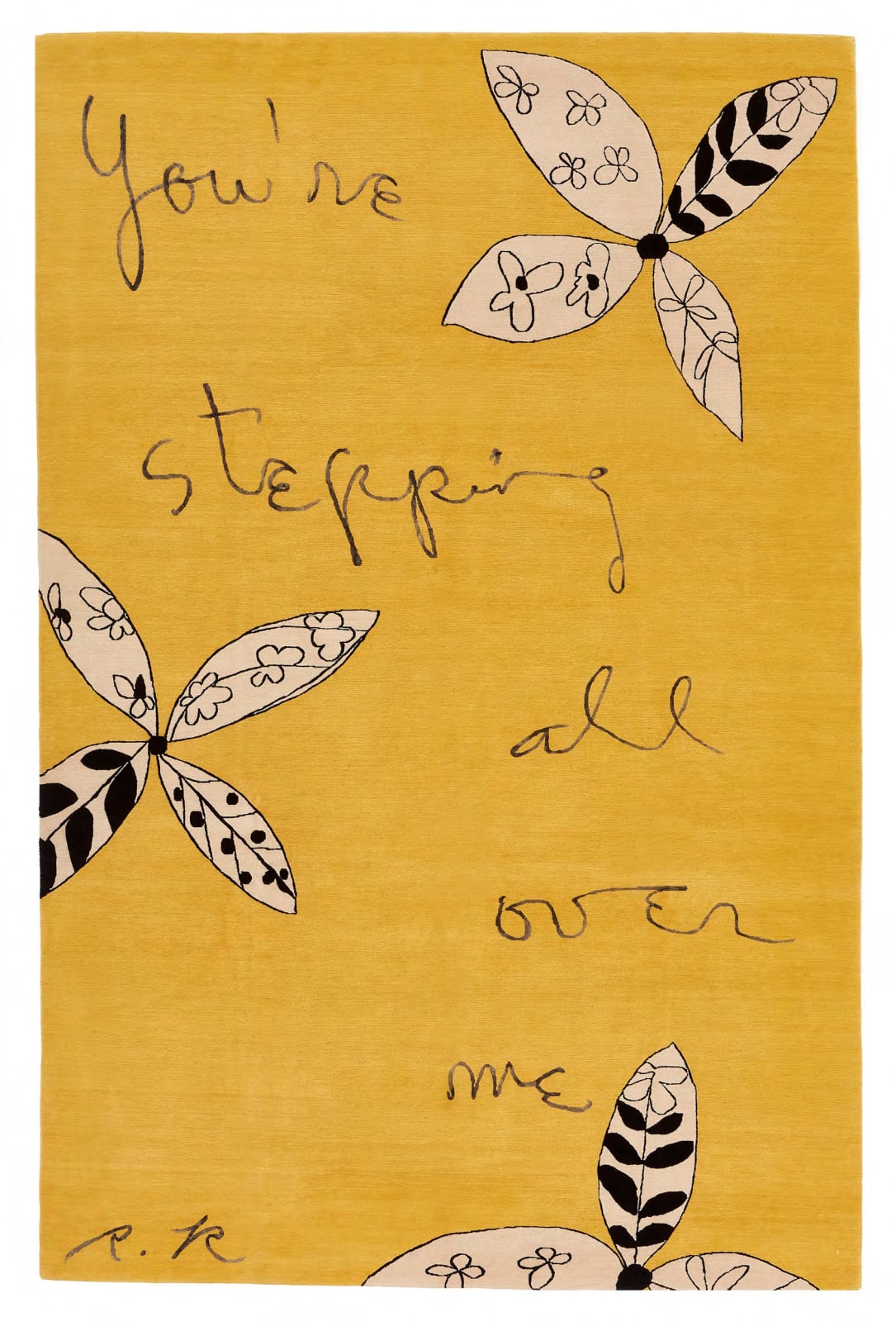 Rene Ricard and Madeline Weinrib, You're Stepping All Over Me, 2021