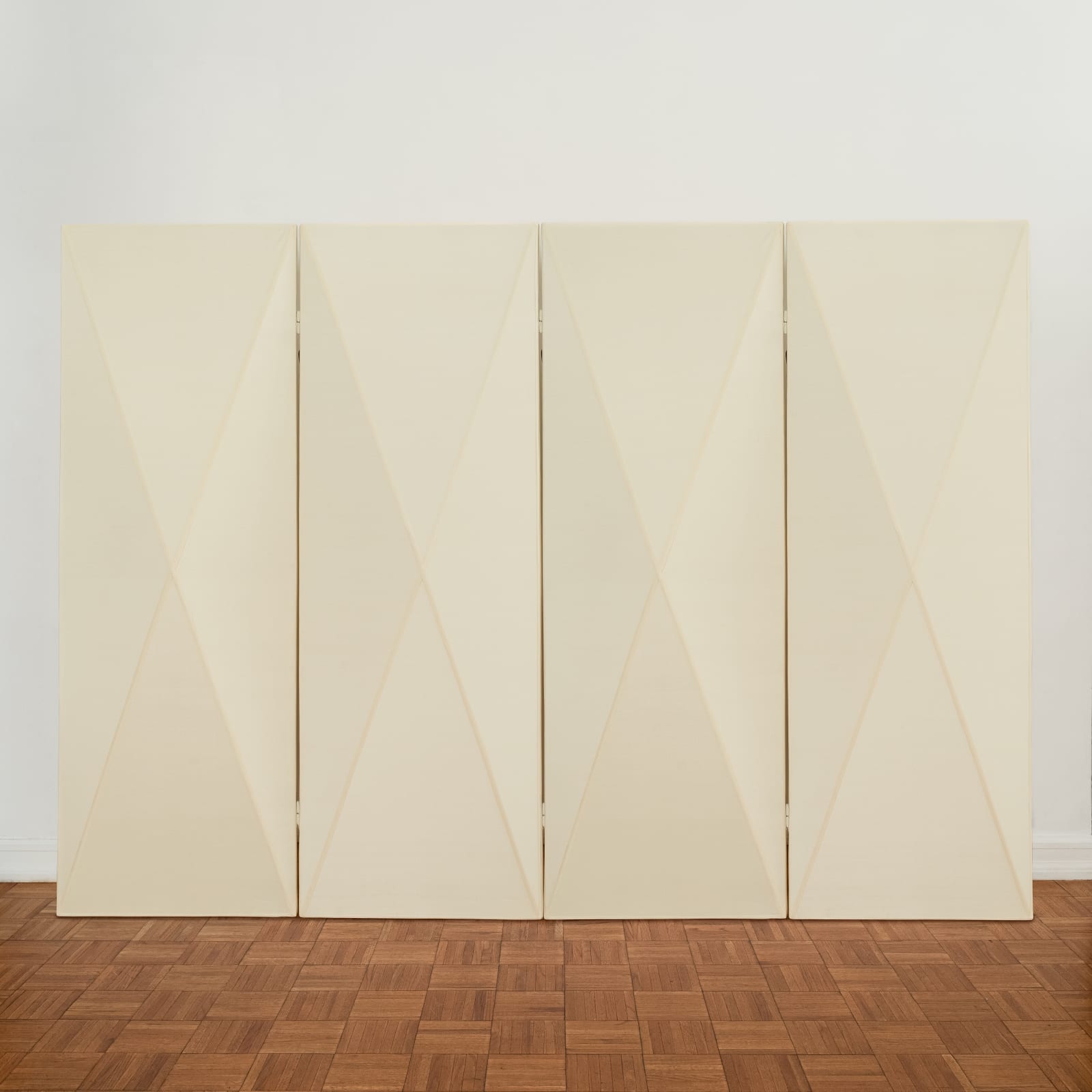 Simone Bodmer-Turner, Silk Peaked Standing Screen, 2024