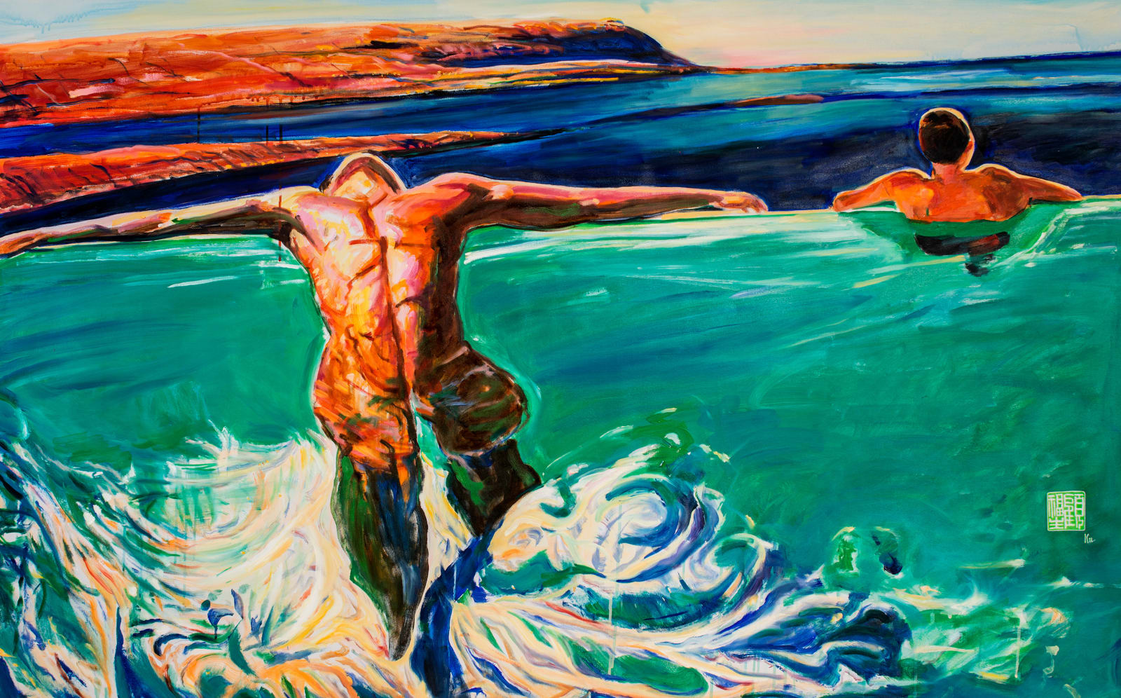 顧福生 Fu-Sheng KU, 景觀 The View, 2014