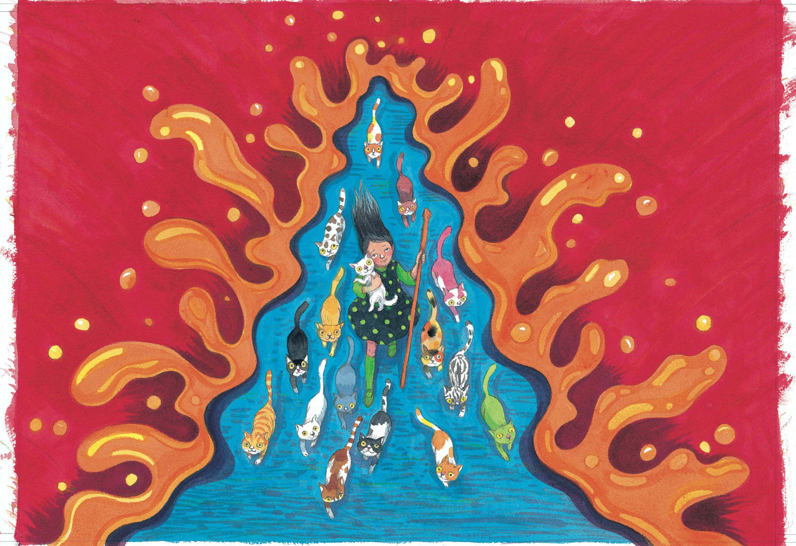 幾米 Jimmy LIAO, 貓咪防衛隊-1 Meow Patrol-1, 未紀年 n.d.