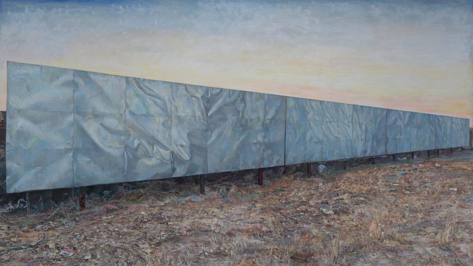 陸亮 LU Liang, 黃昏中的廣告牌 Billboard in the Sunset, 2014-2016