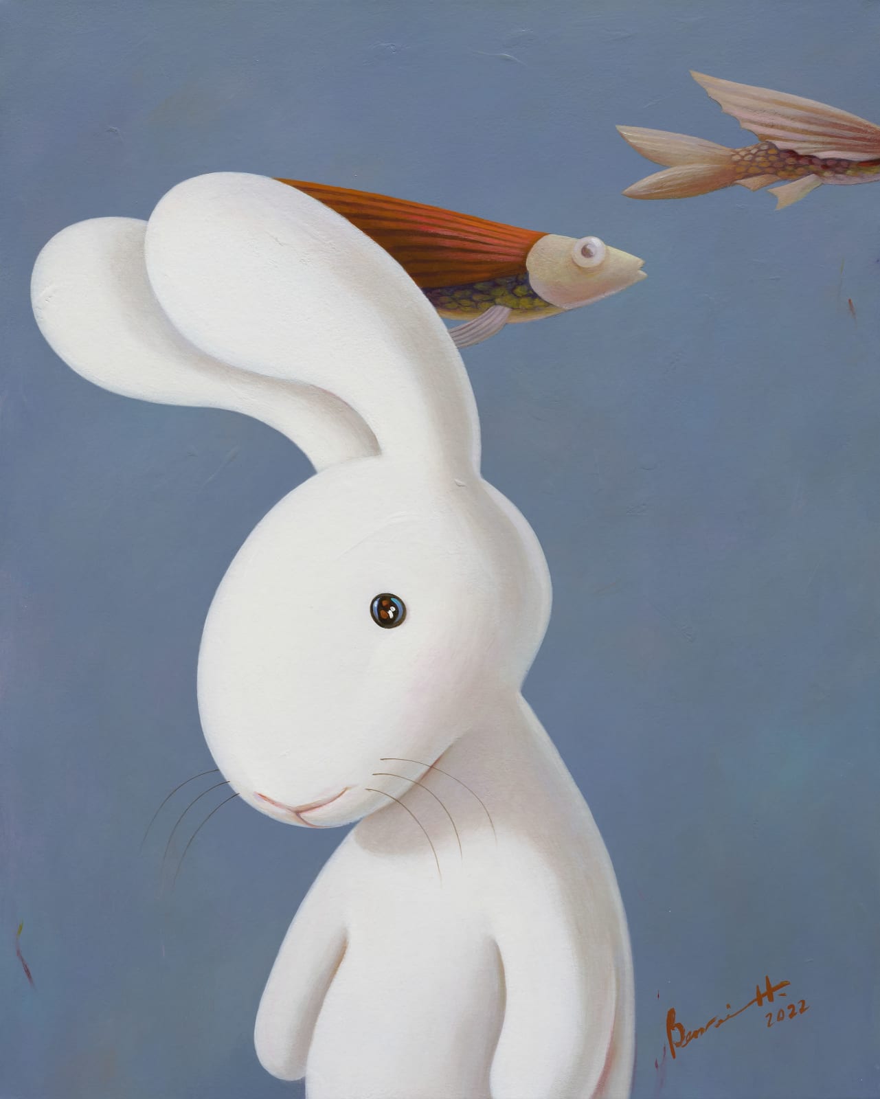 黃本蕊 Benrei HUANG, 無可奉告的內心話 Something just can not share, 2022