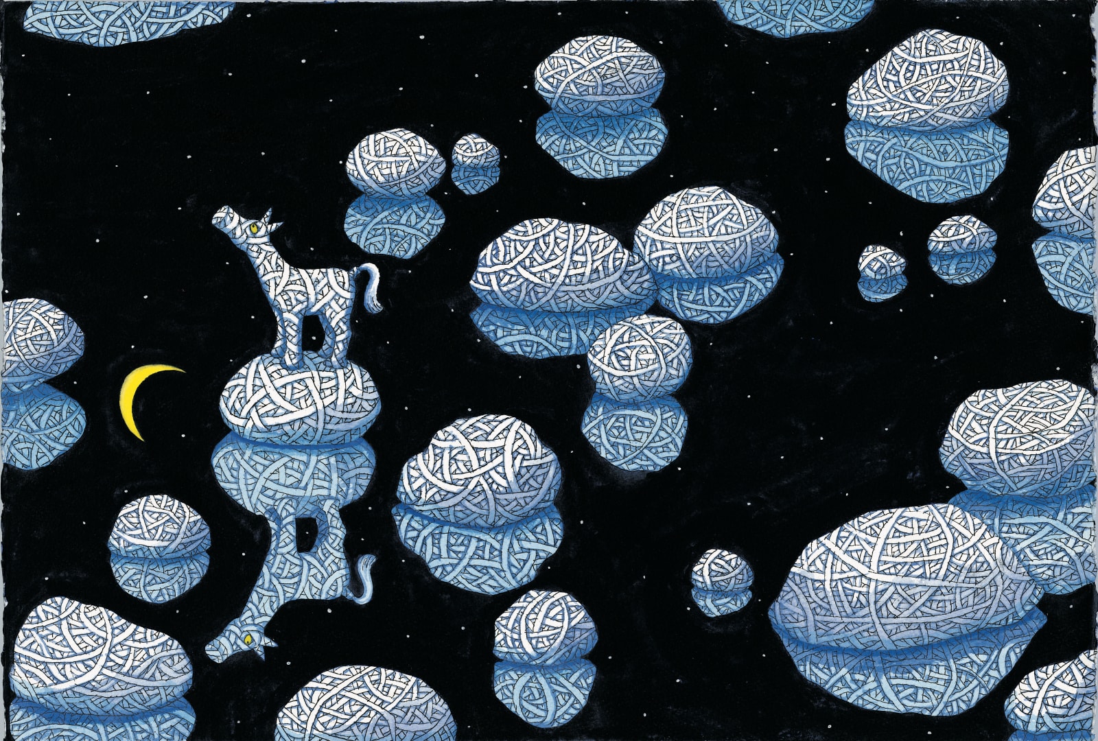 幾米 Jimmy Liao, 失樂園-繃帶馬 Paradise Lost-Bandage Horse, 2005