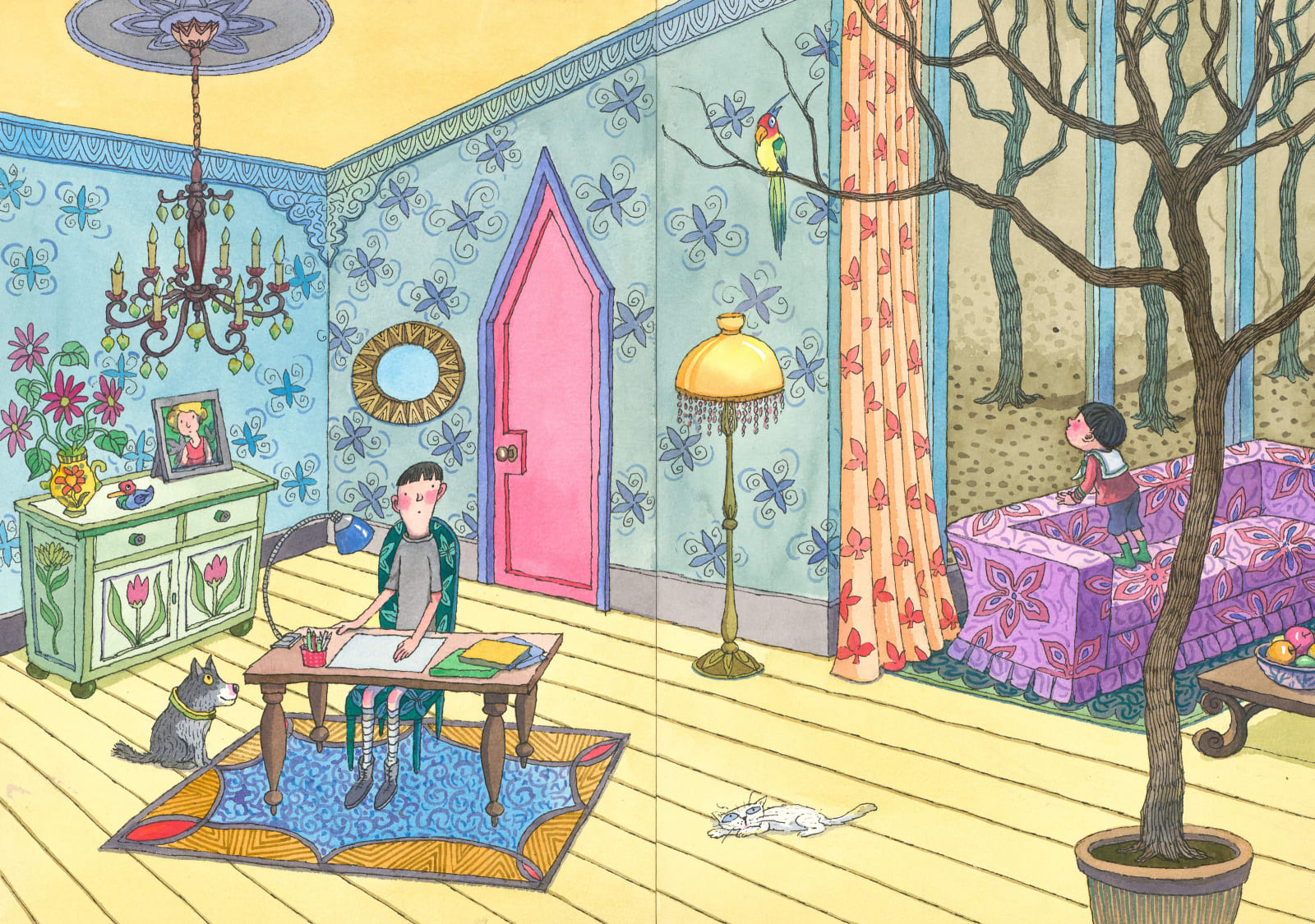 幾米 Jimmy LIAO, 華麗的房間 Luxurious Room, 未紀年 n.d.