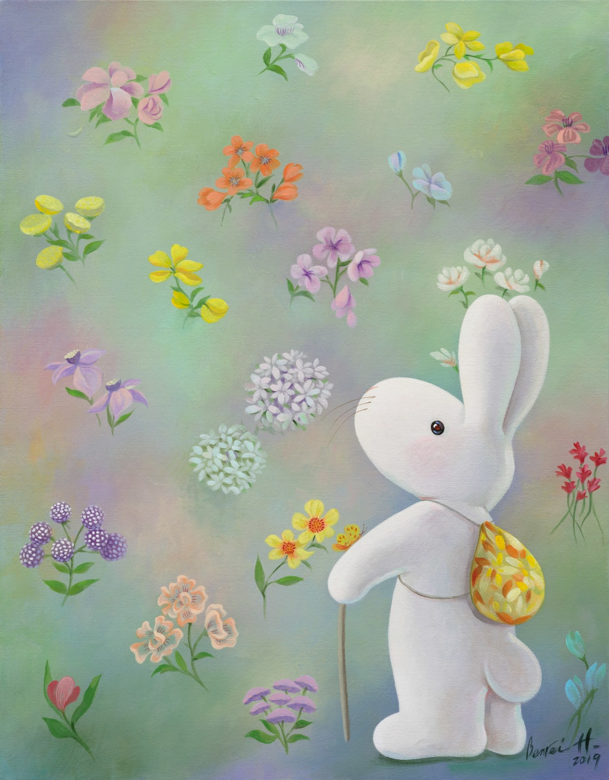 黃本蕊 Benrei HUANG, 一樣風景兩季心情：春天 Mood board: Spring, 2019