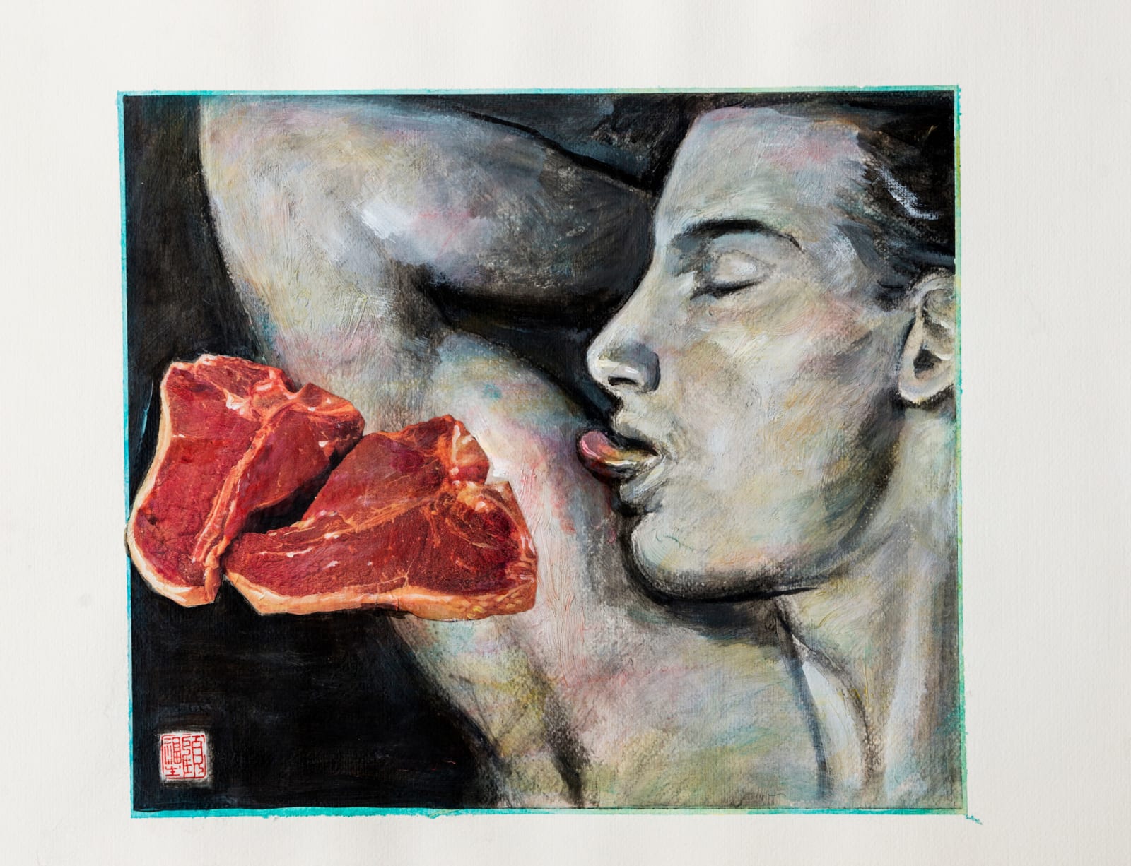 顧福生 Fu-Sheng KU, 色誘 Temptation, 1994