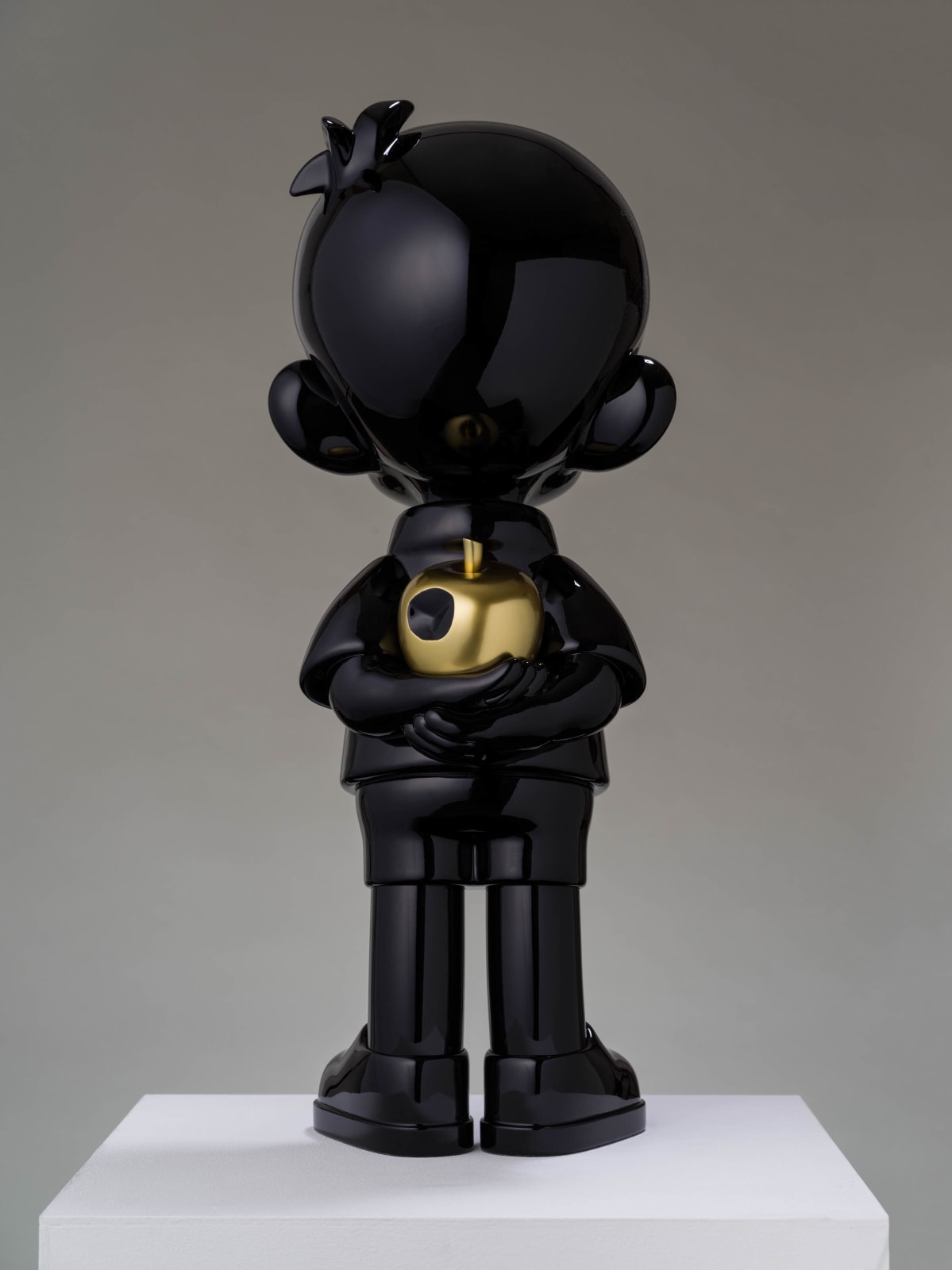 松浦浩之 Hiroyuki Matsuura, THE APPLE - Black, 2020