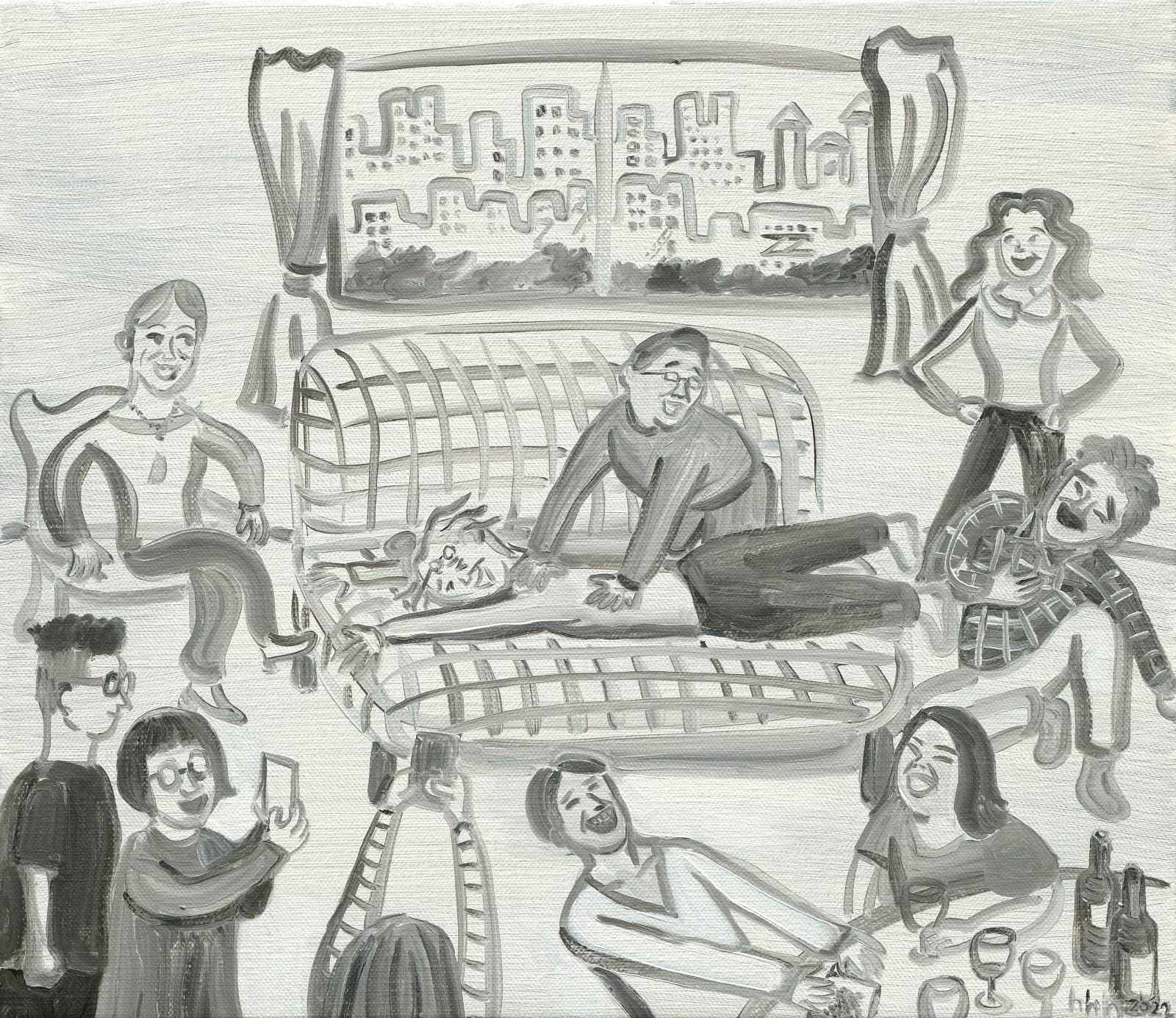 黃海欣 HUANG Hai-Hsin, One of Those New York Nights, 2022