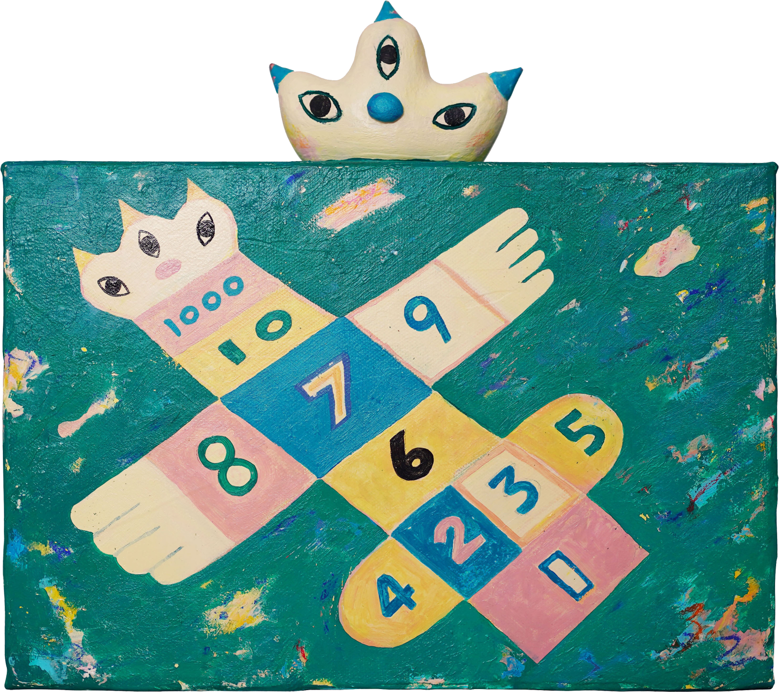 吳騏 57, 跳格子 Hopscotch, 2023